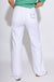 Vervet 90s vintage super high rise flare jeans with tummy control and distressed detailing in optic white, boutique denim at Gaudie & Co