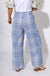 Plaid High Waist Straight Pleated Pants - Beulah Style - Gaudie & Co. Southeast Texas Boutique
