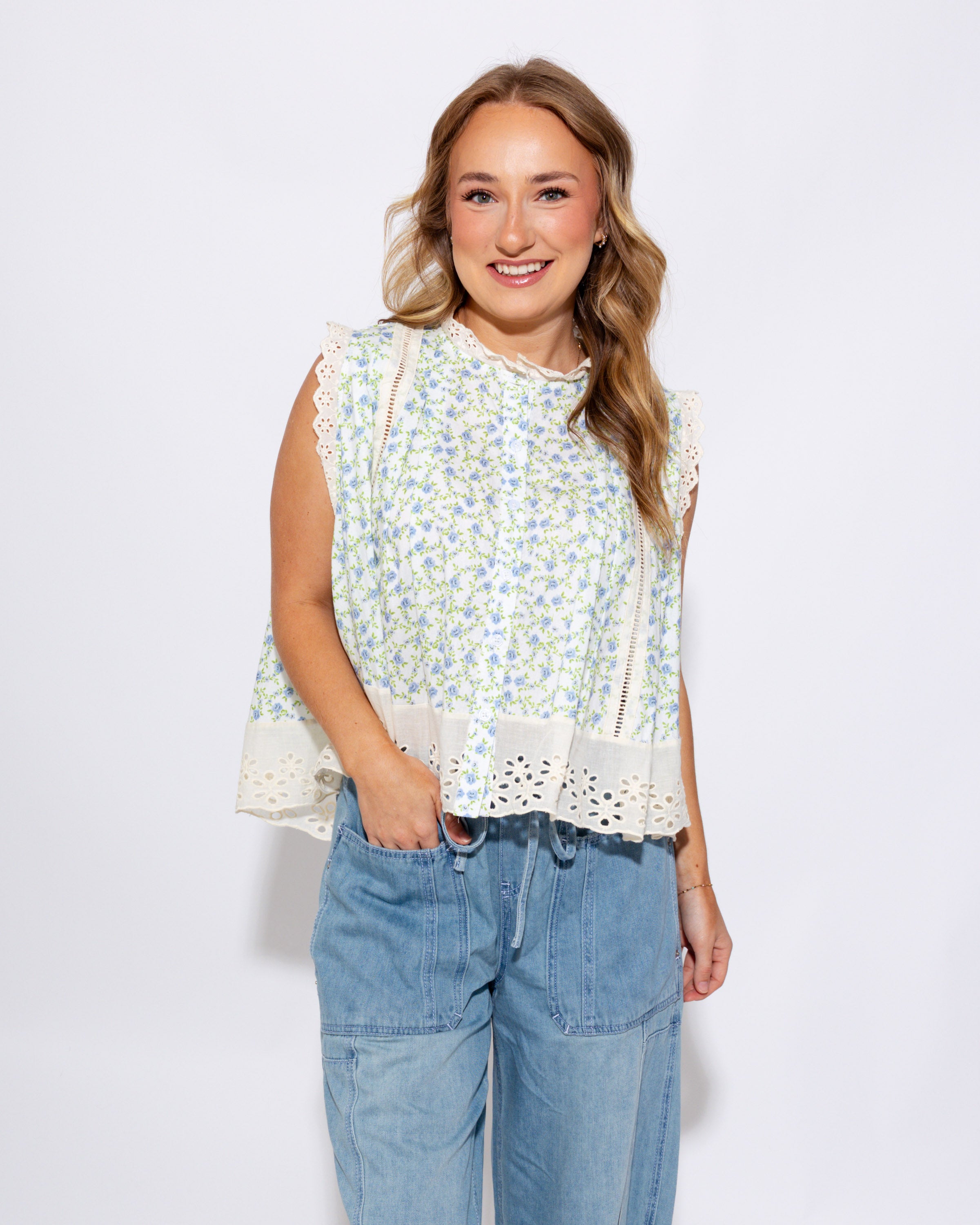 Garden Grace Floral Top
