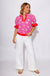 Colorblock Floral Embroidered Eyelet Top - Voy - Gaudie & Co. Texas Boutique