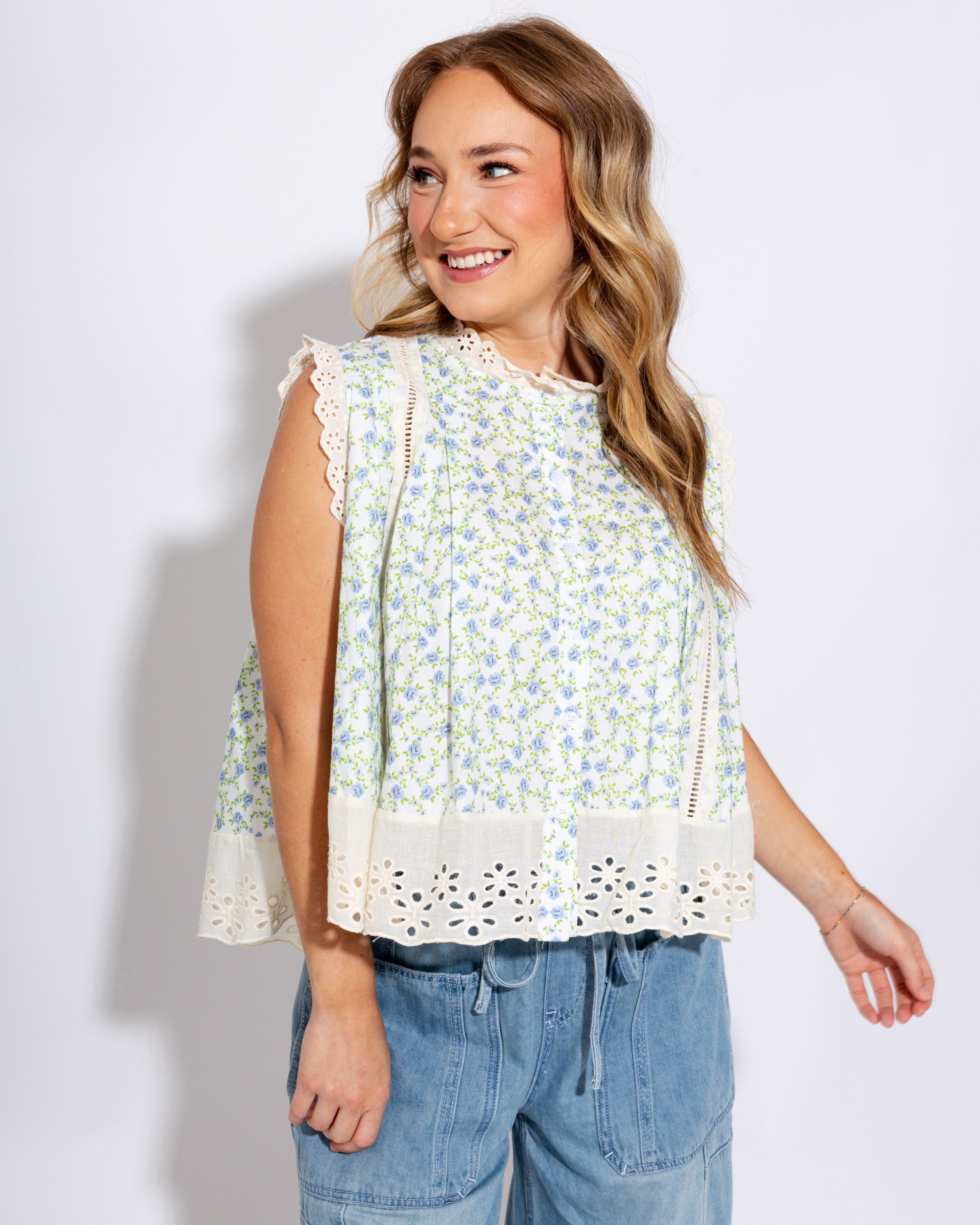 Garden Grace Floral Top