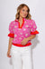 Colorblock Floral Embroidered Eyelet Top - Voy - Gaudie & Co. Texas Boutique