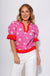 Colorblock Floral Embroidered Eyelet Top - Voy - Gaudie & Co. Texas Boutique