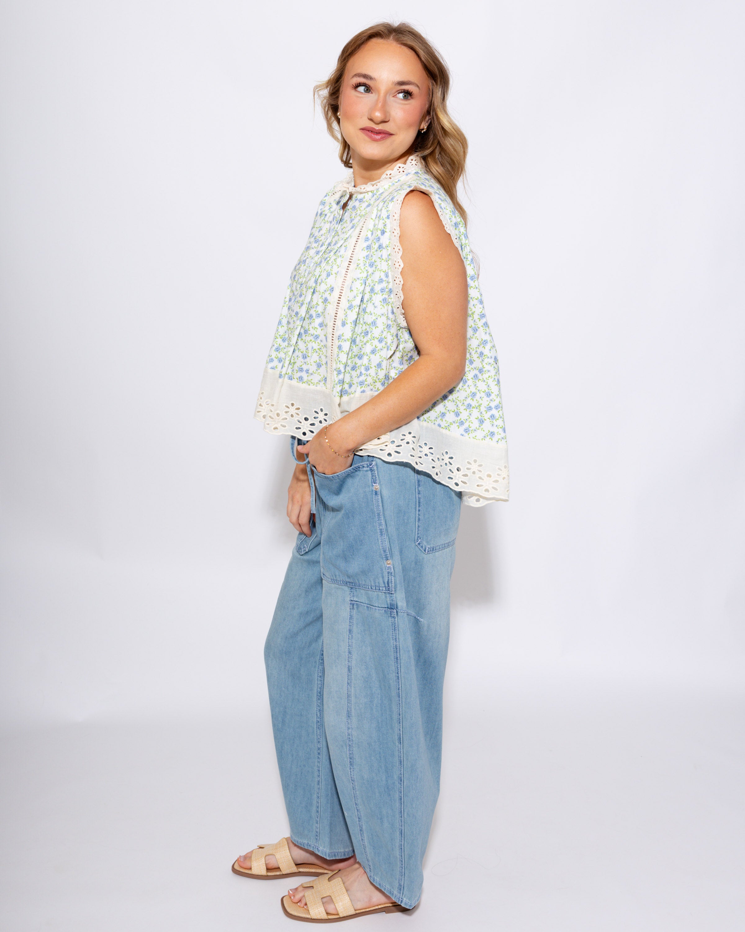 Garden Grace Floral Top