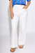 High Waist Off White Scallop Hem Wide Leg Pants - Entro - Gaudie & Co. TX Boutique
