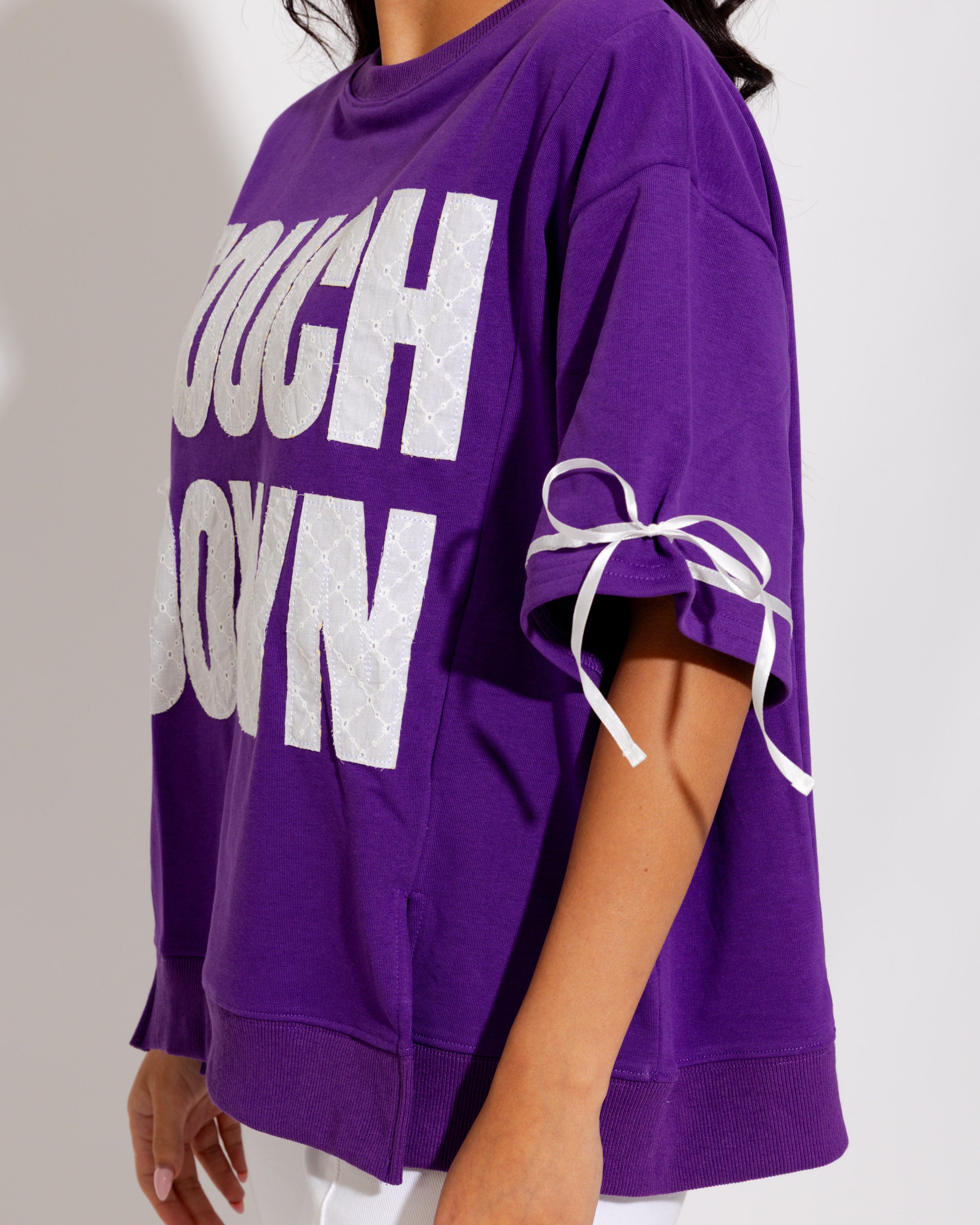 Touchdown Pullover in Purple