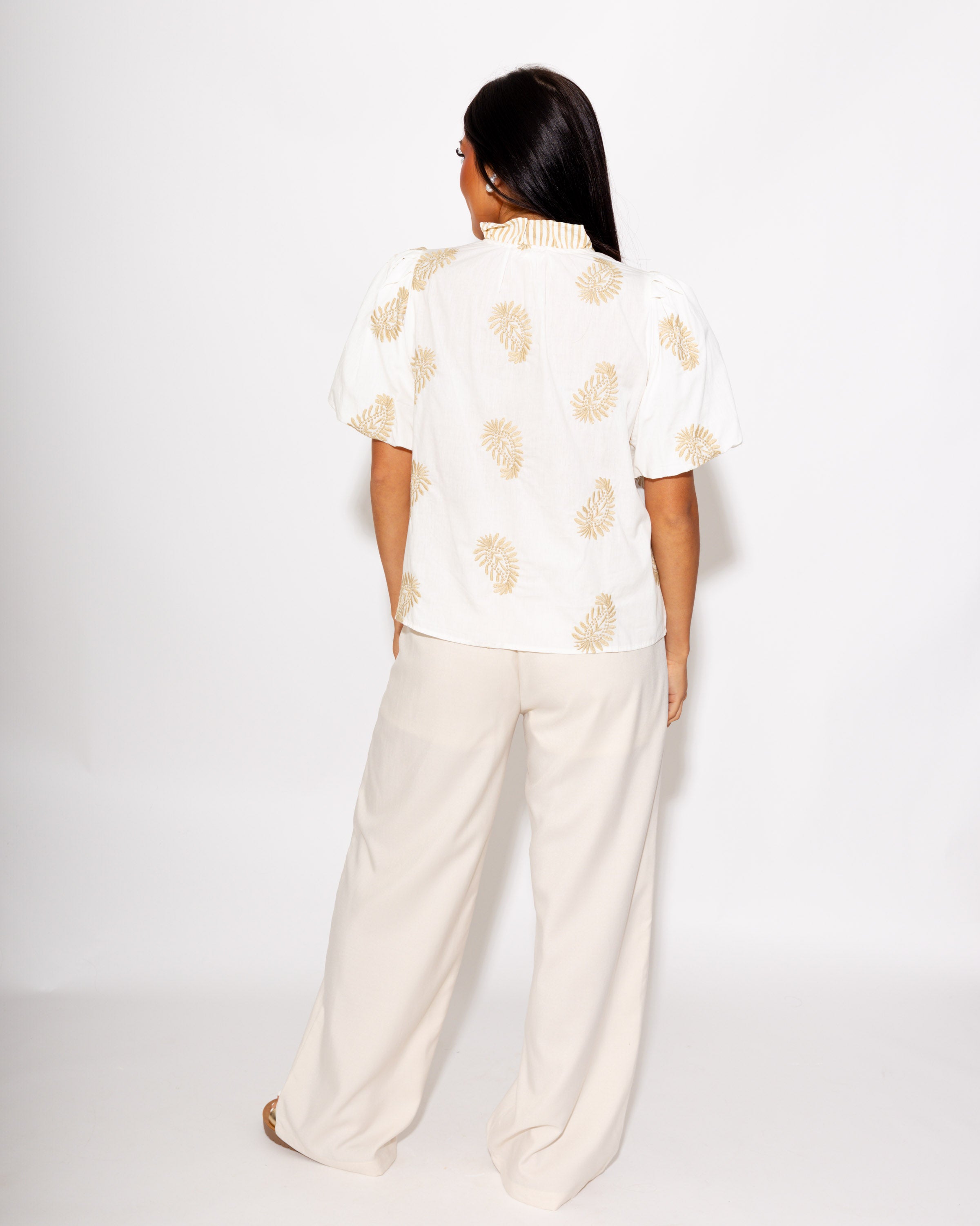 Tailored Straight Leg Pants