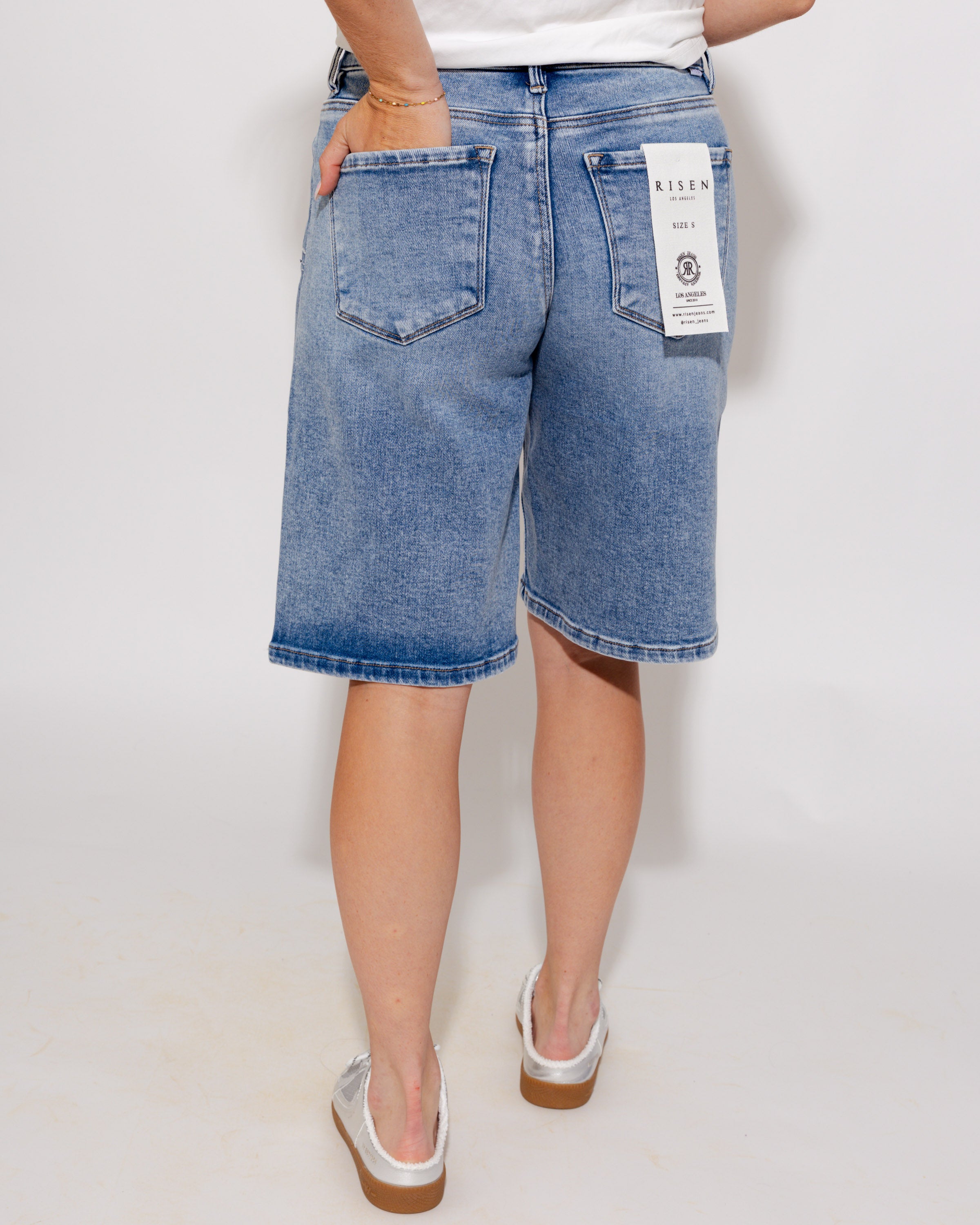 Shadow Wash Slouchy Jorts