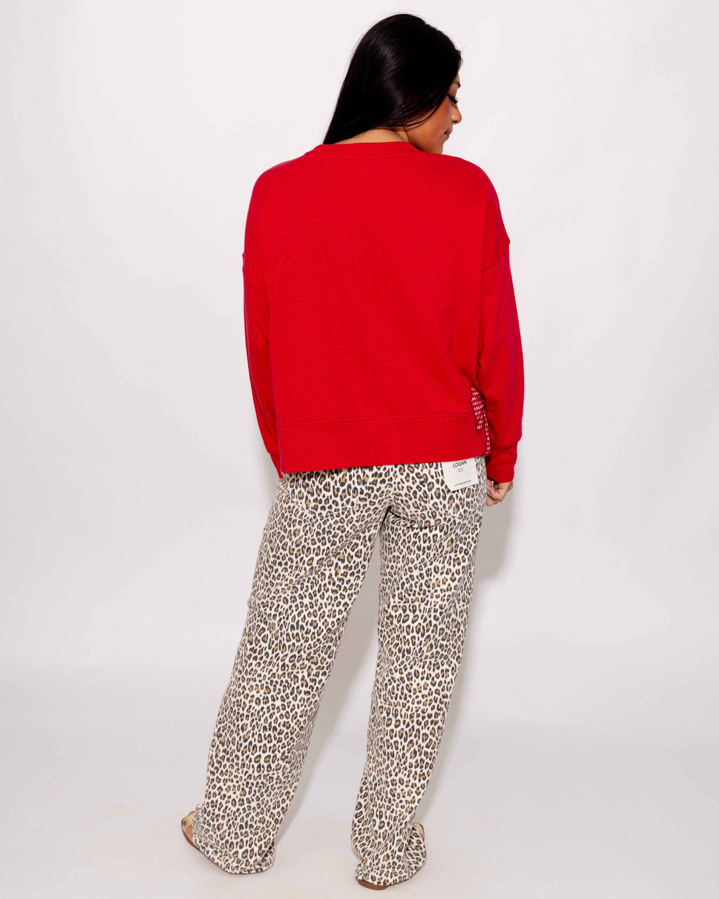Game Day Sweatshirt in Red