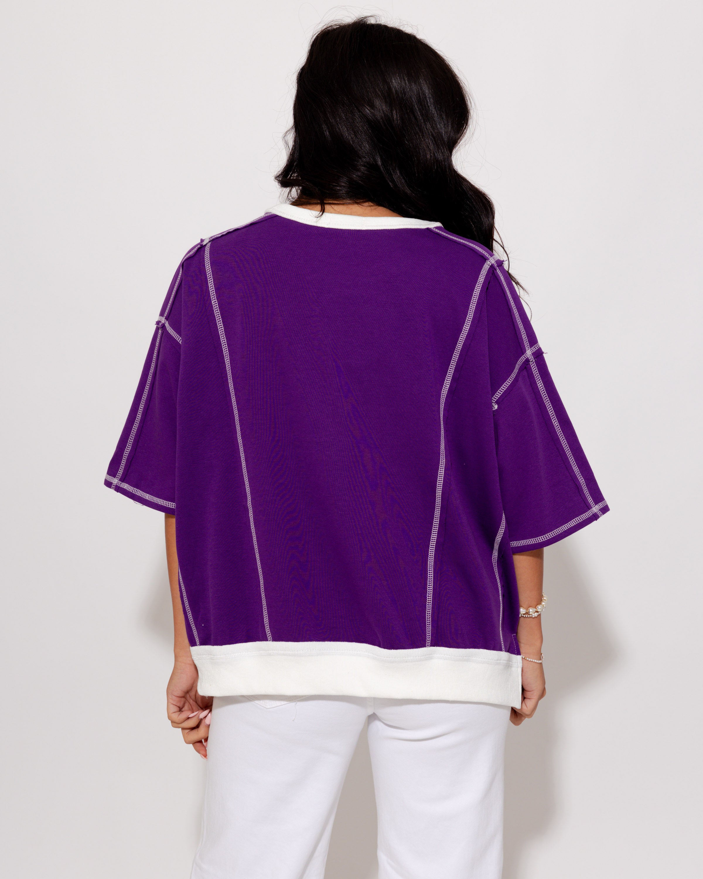 Game Day Star Patch Sweatshirt