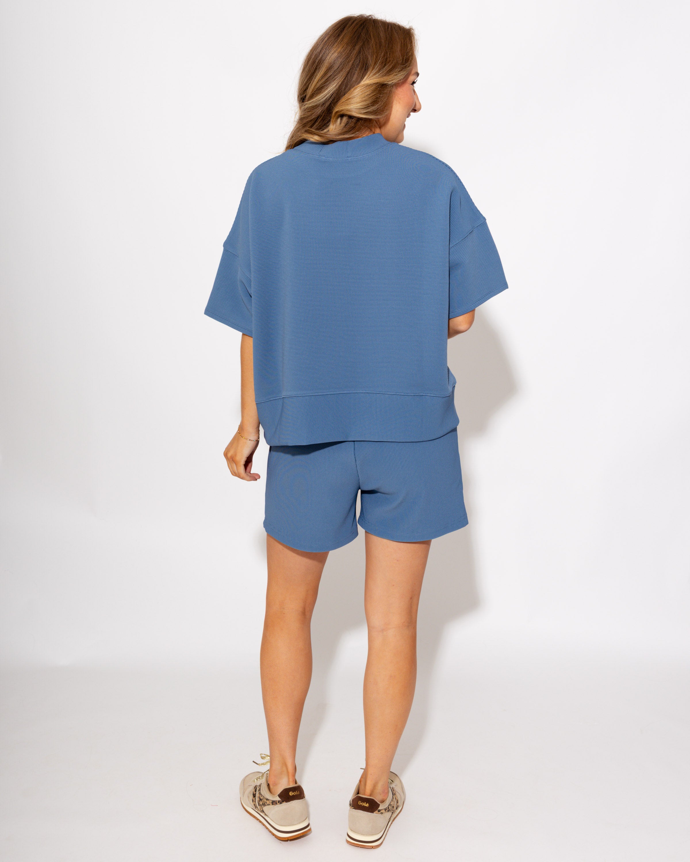 Comfy Chic Set in Dusty Blue