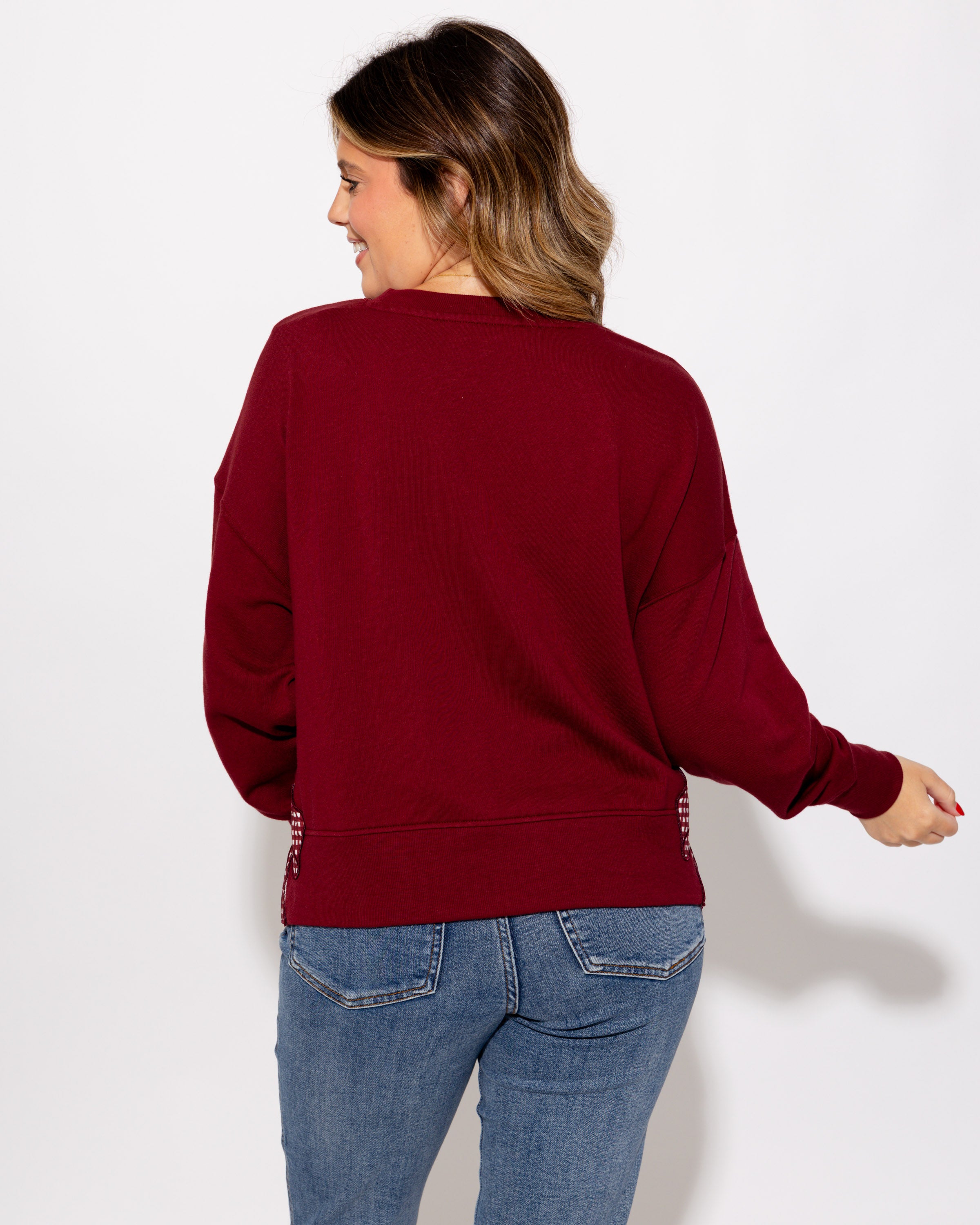 Game Day Sweatshirt in Maroon