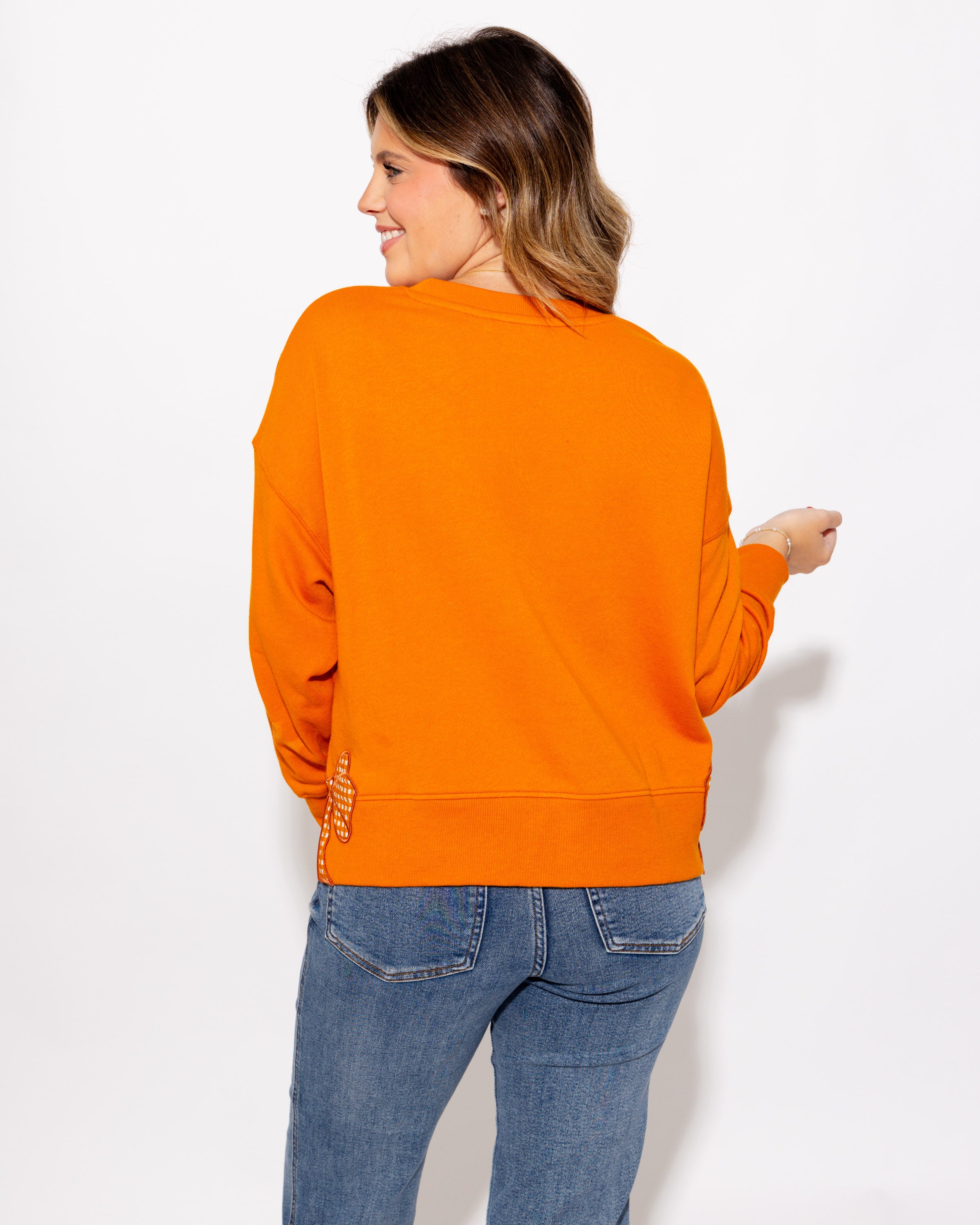 Game Day Sweatshirt in Burnt Orange