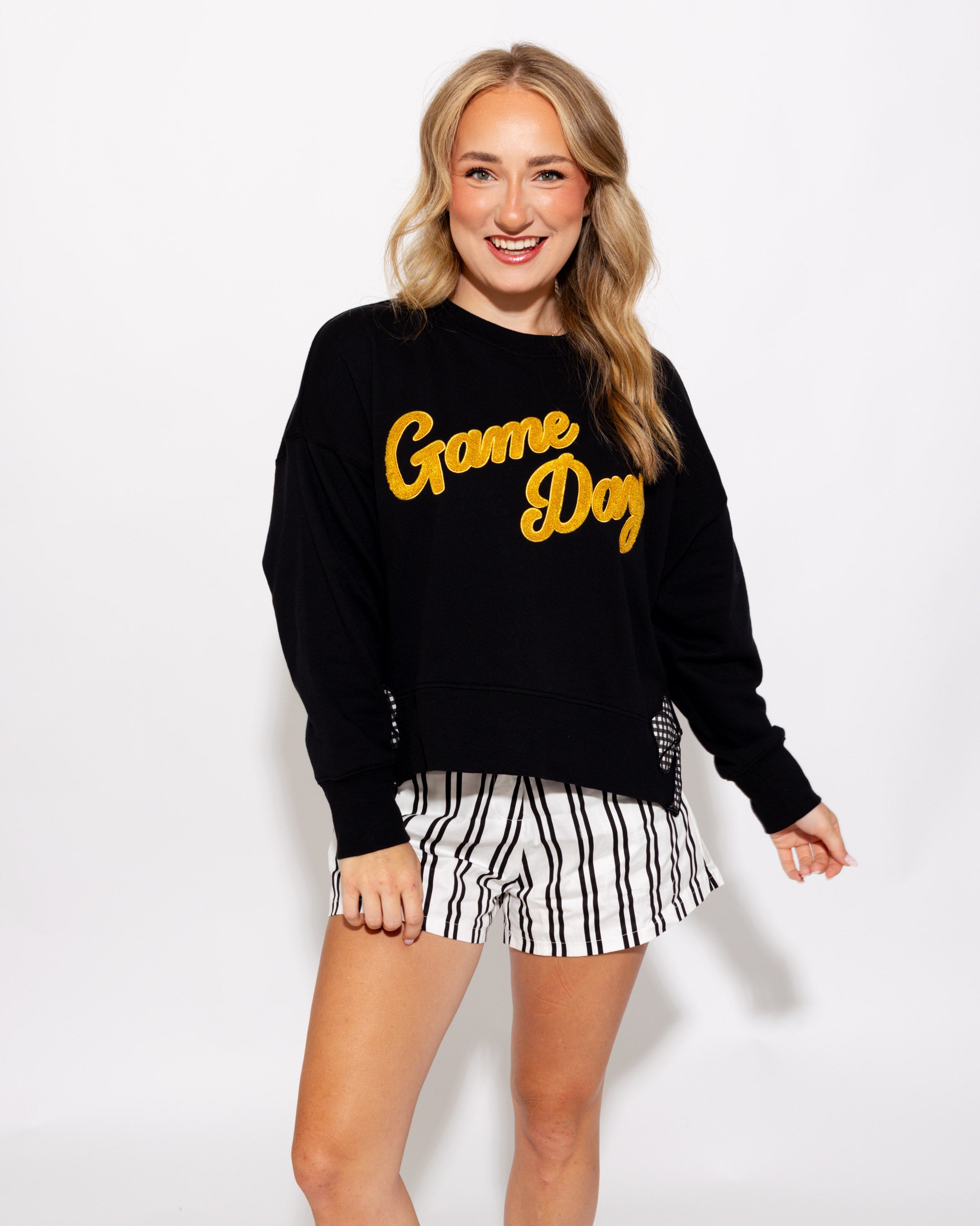 Game Day Sweatshirt in Black