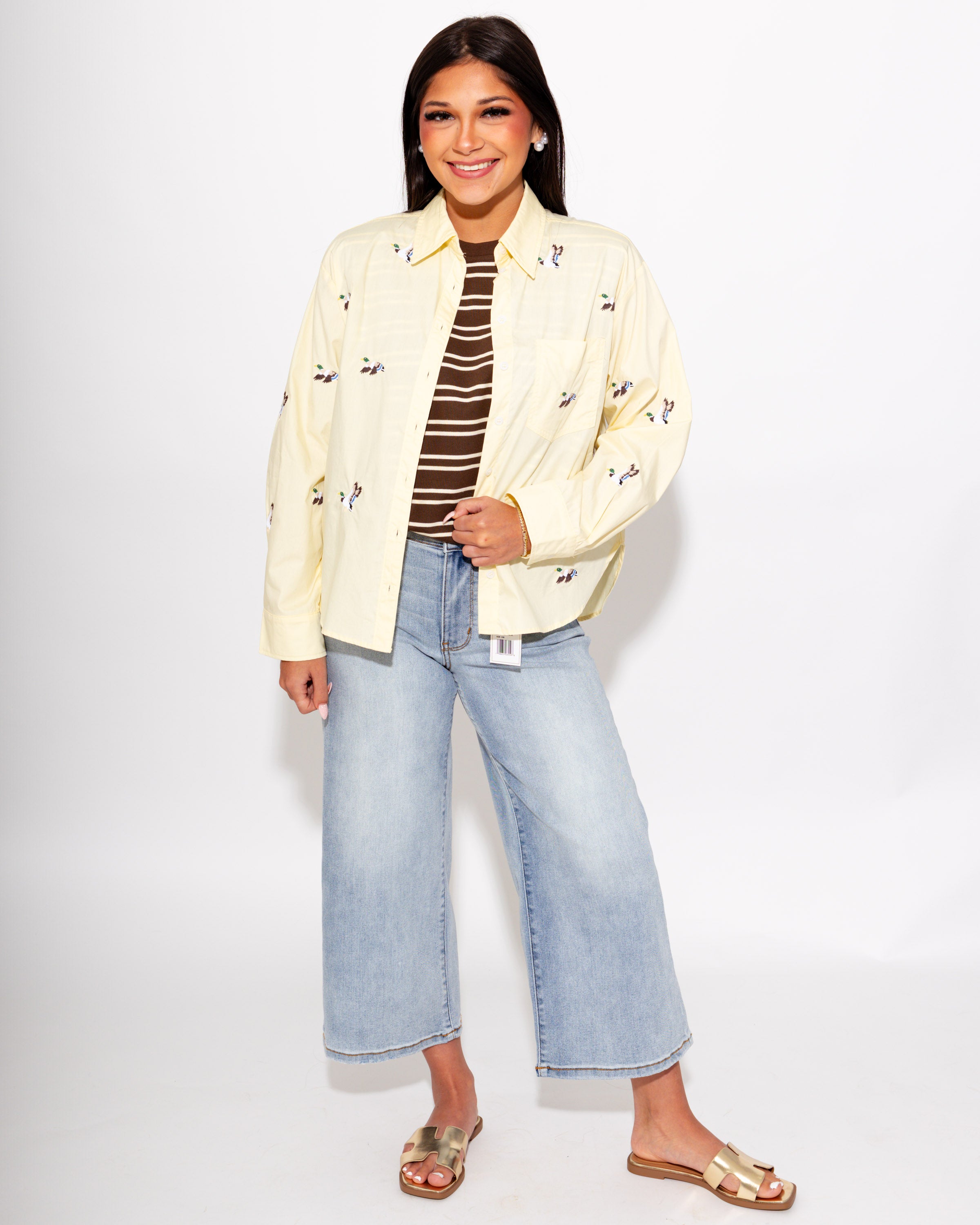 Duck Season Button Up Top