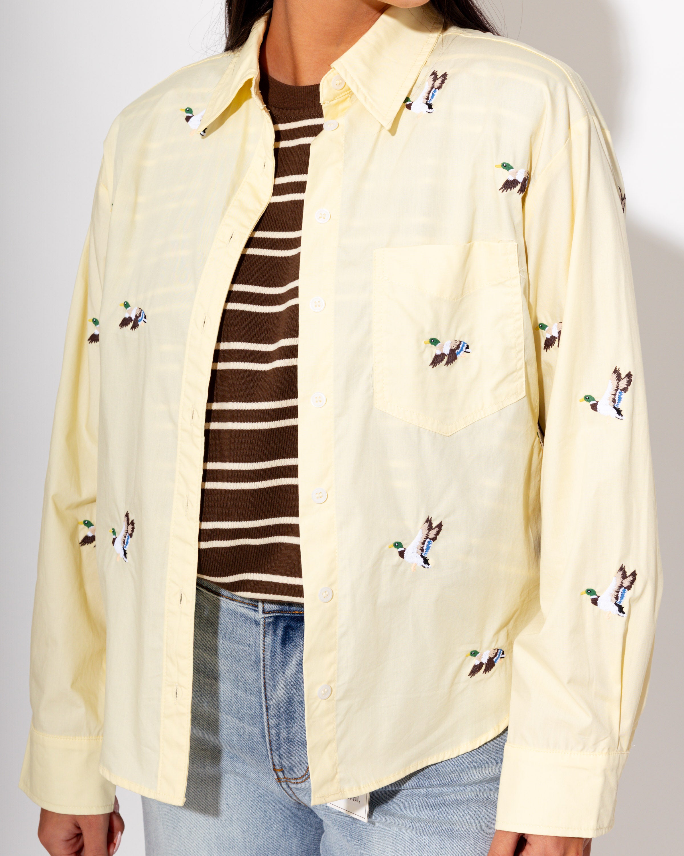 Duck Season Button Up Top