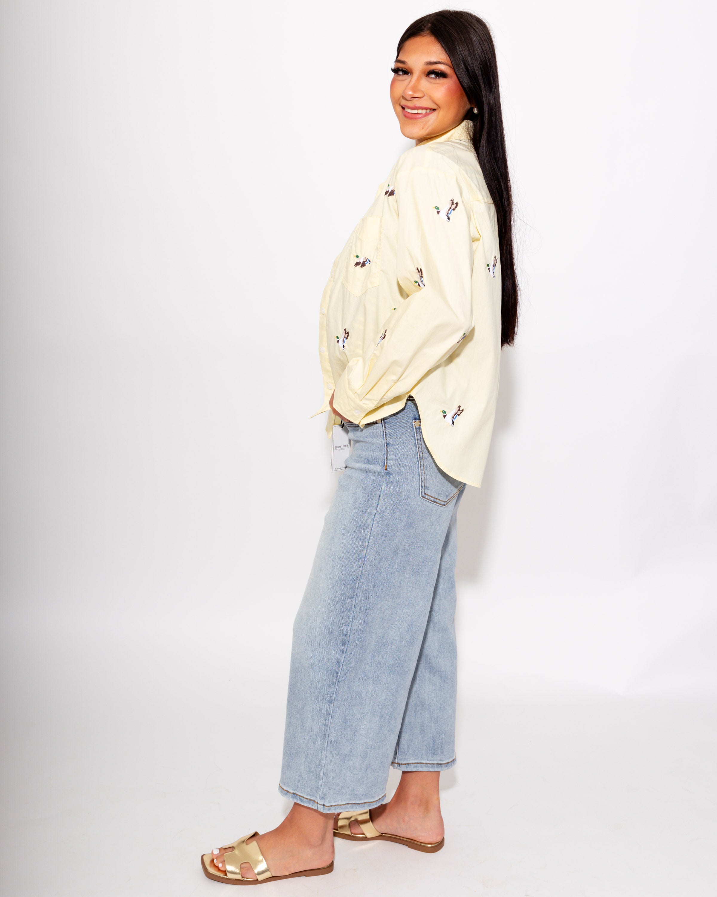 Duck Season Button Up Top