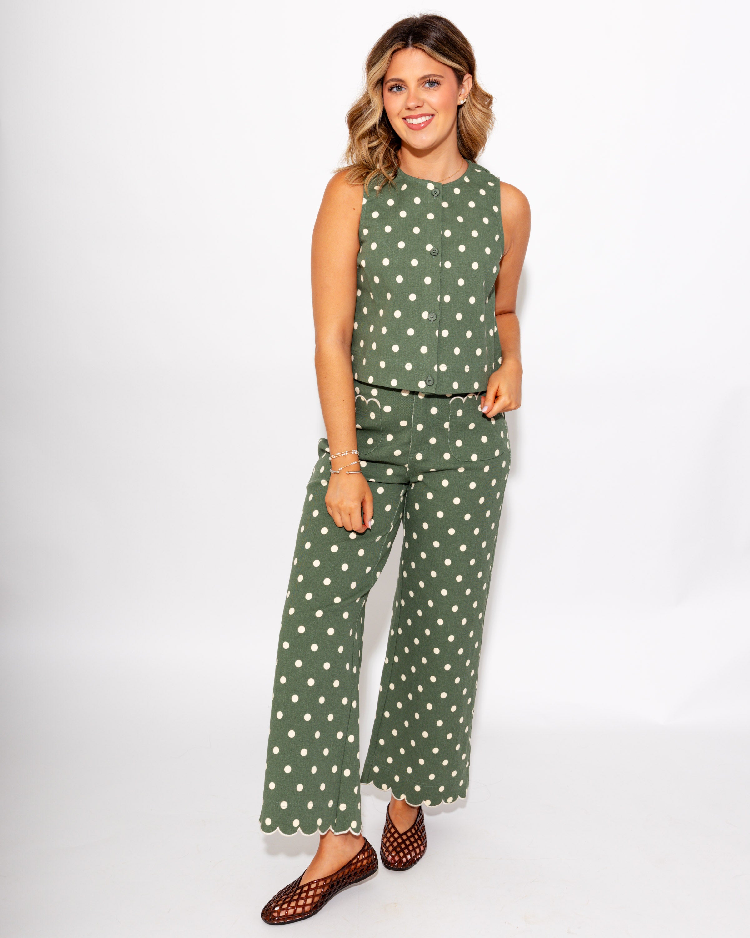 The Dot Darling Top & Pants Set
