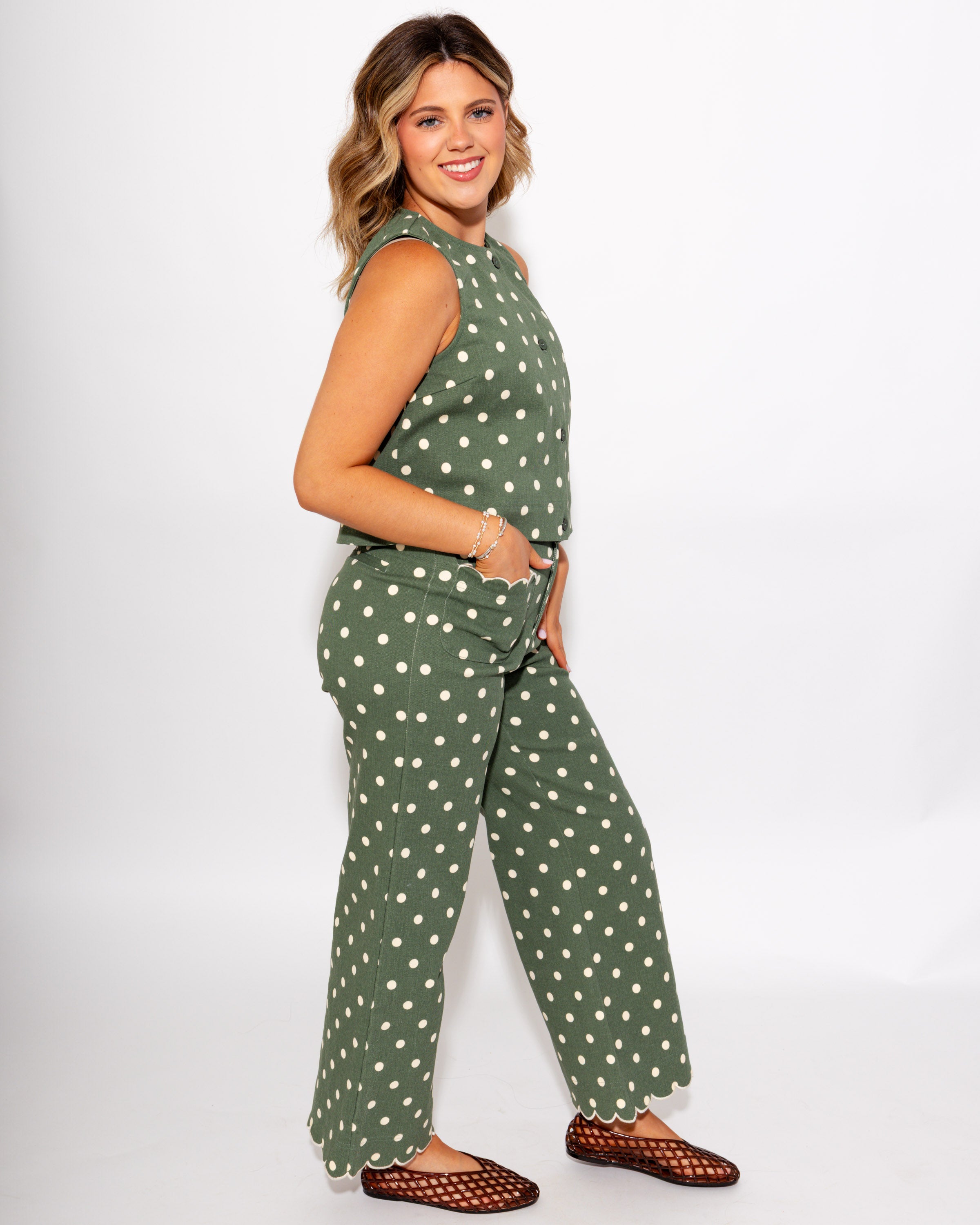 The Dot Darling Top & Pants Set