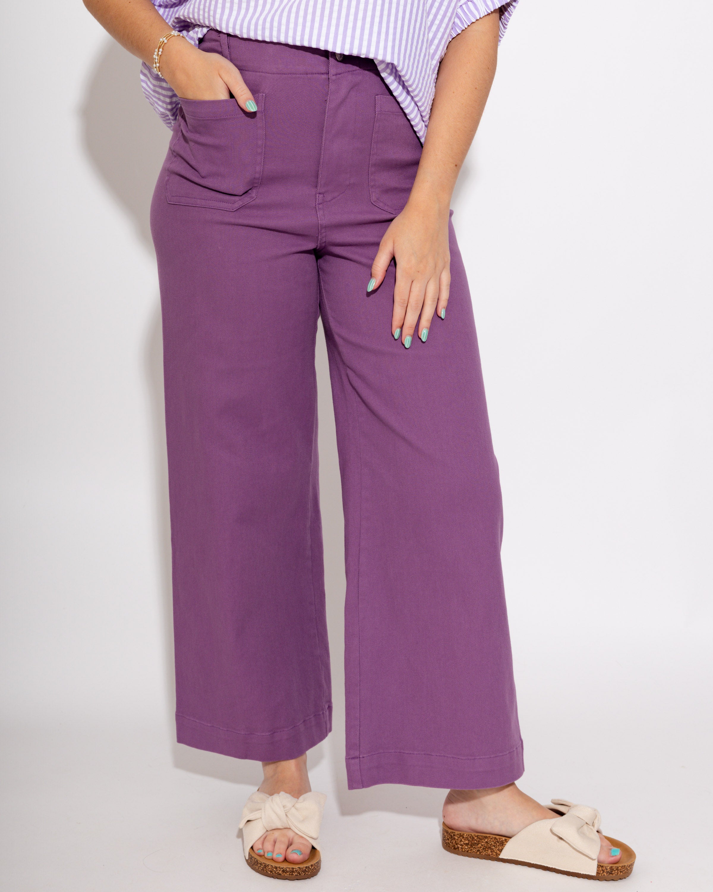 The Go-To Pant in Sugar Plum
