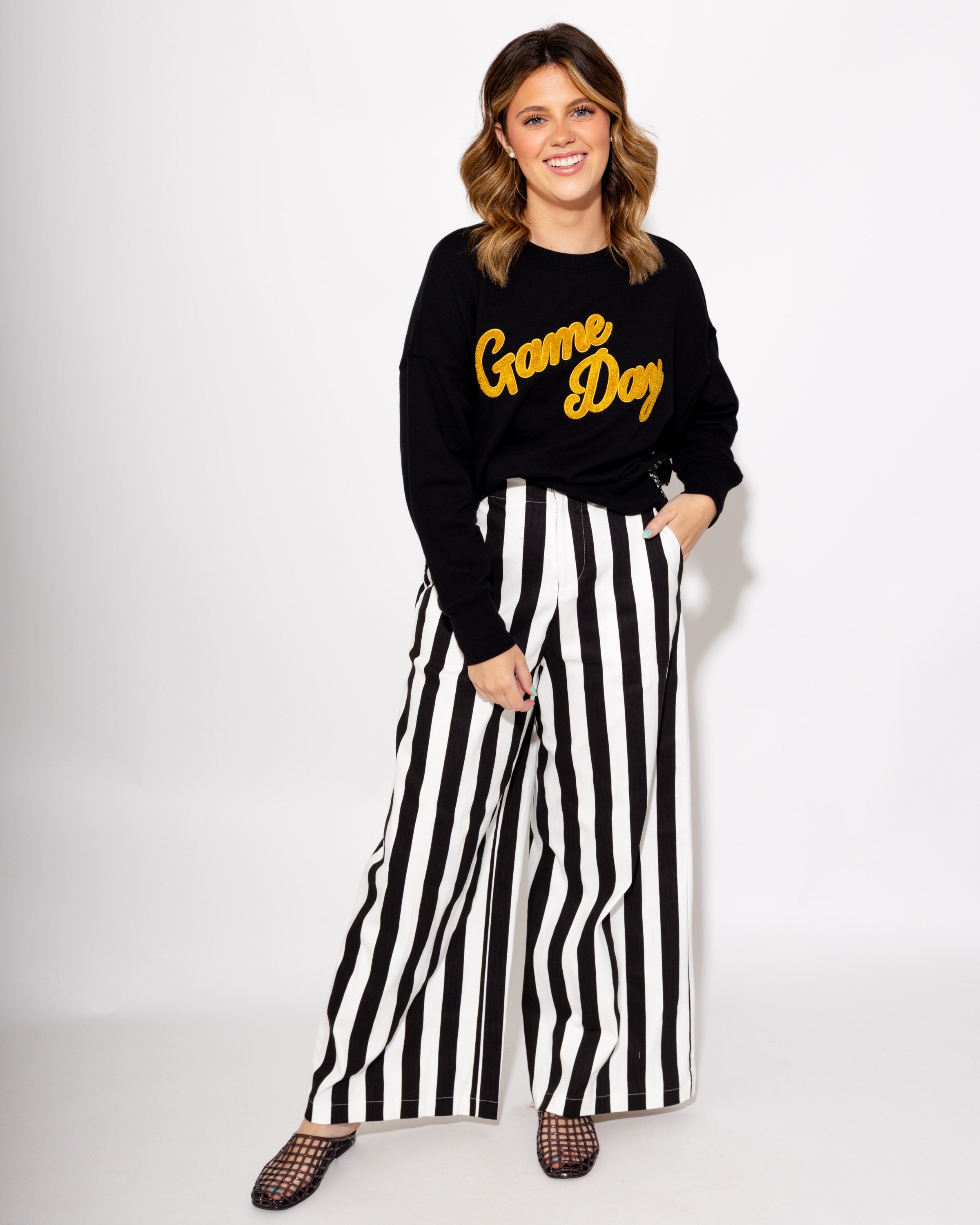 Game Day Sweatshirt in Black