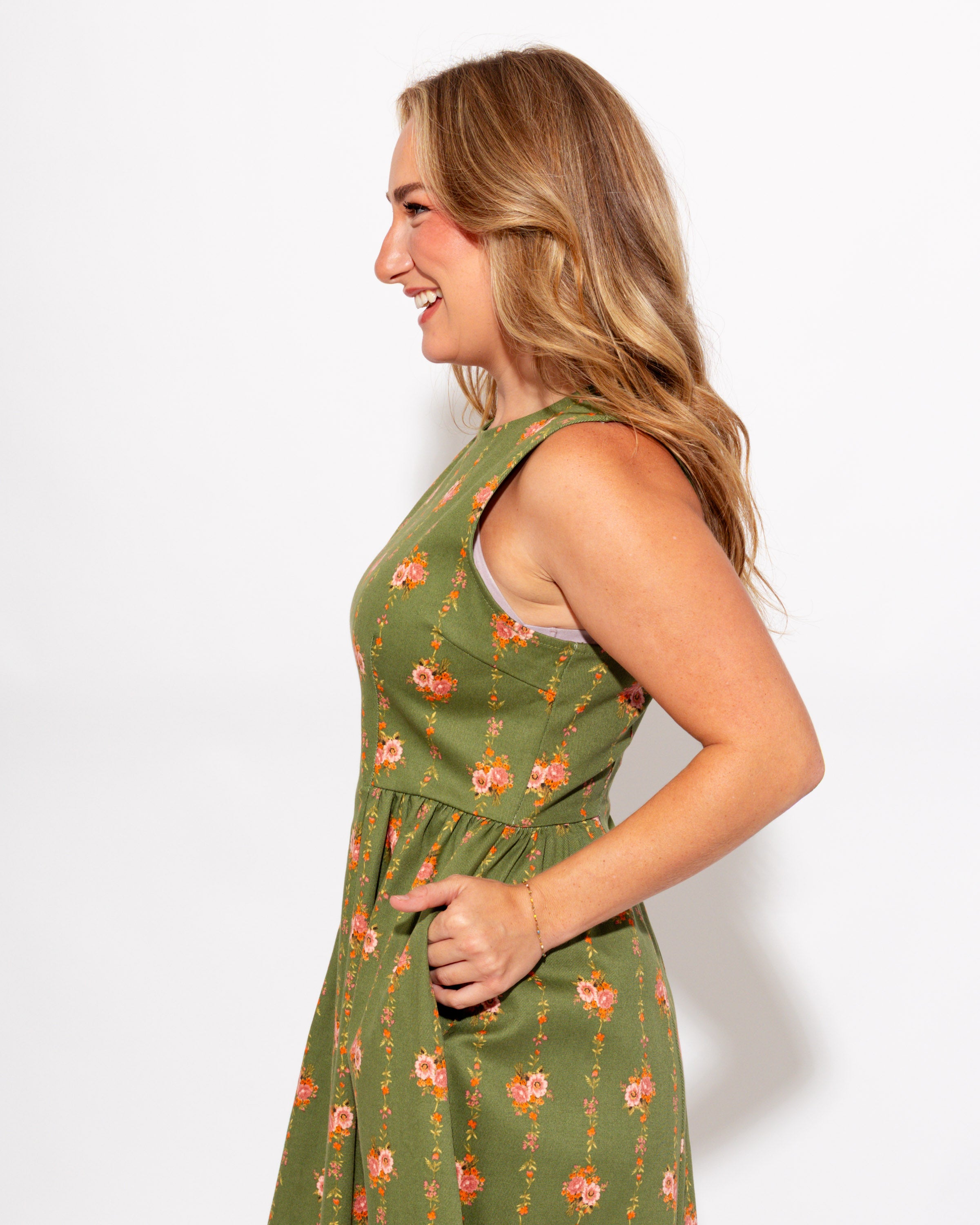 Garden Muse Midi Dress