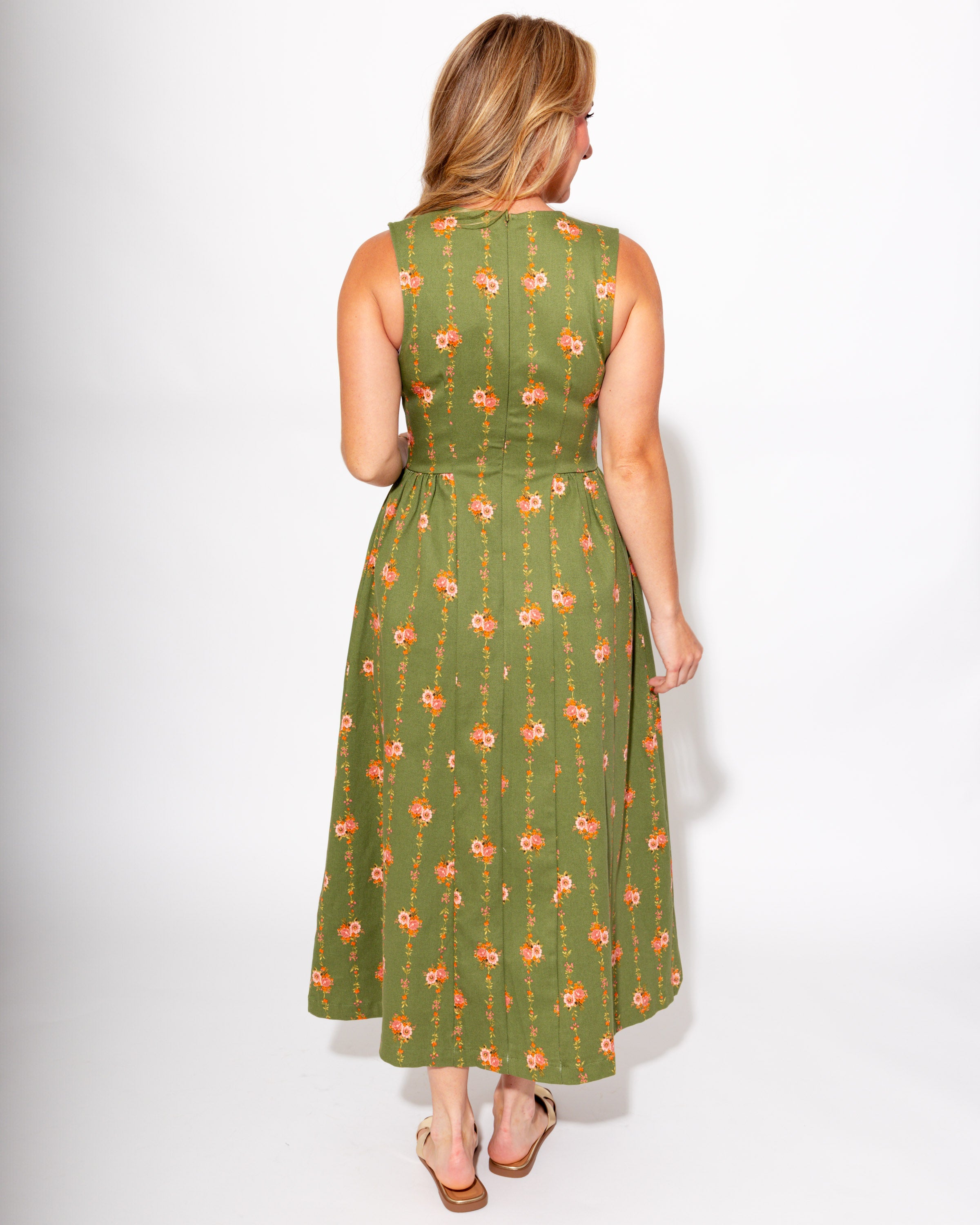 Garden Muse Midi Dress