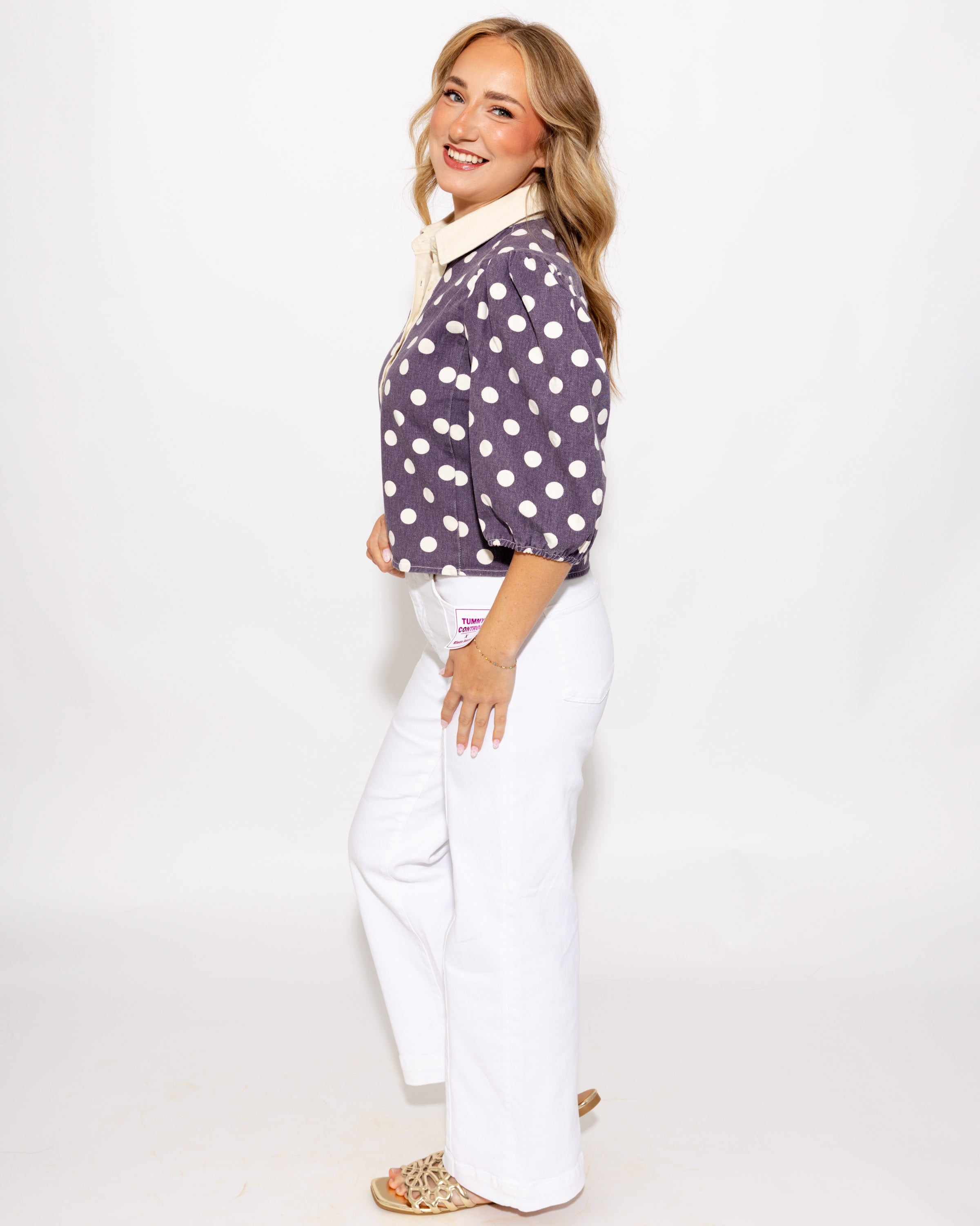 The Polished Polka Dot Jacket