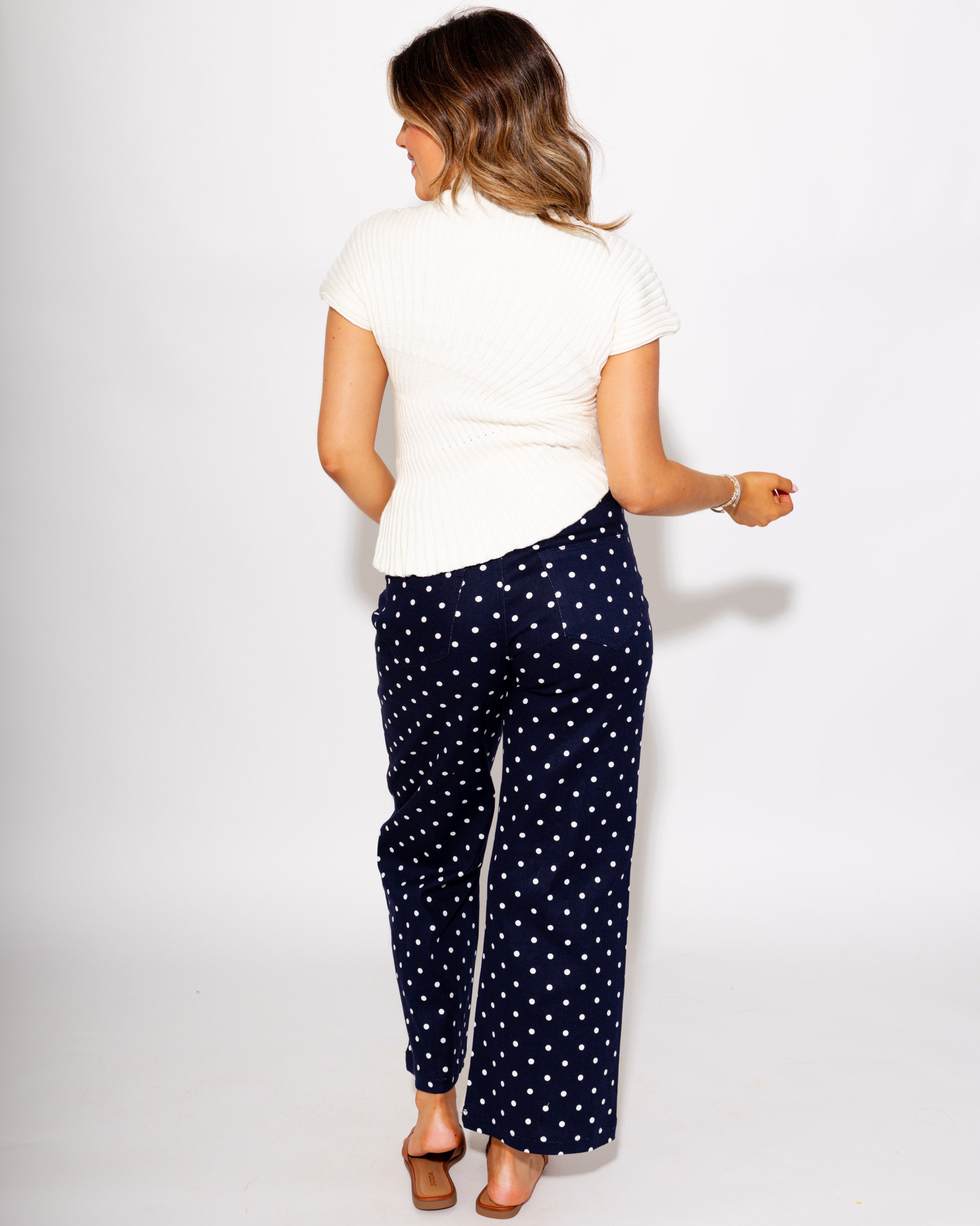 Asymmetric Hem Ribbed Top