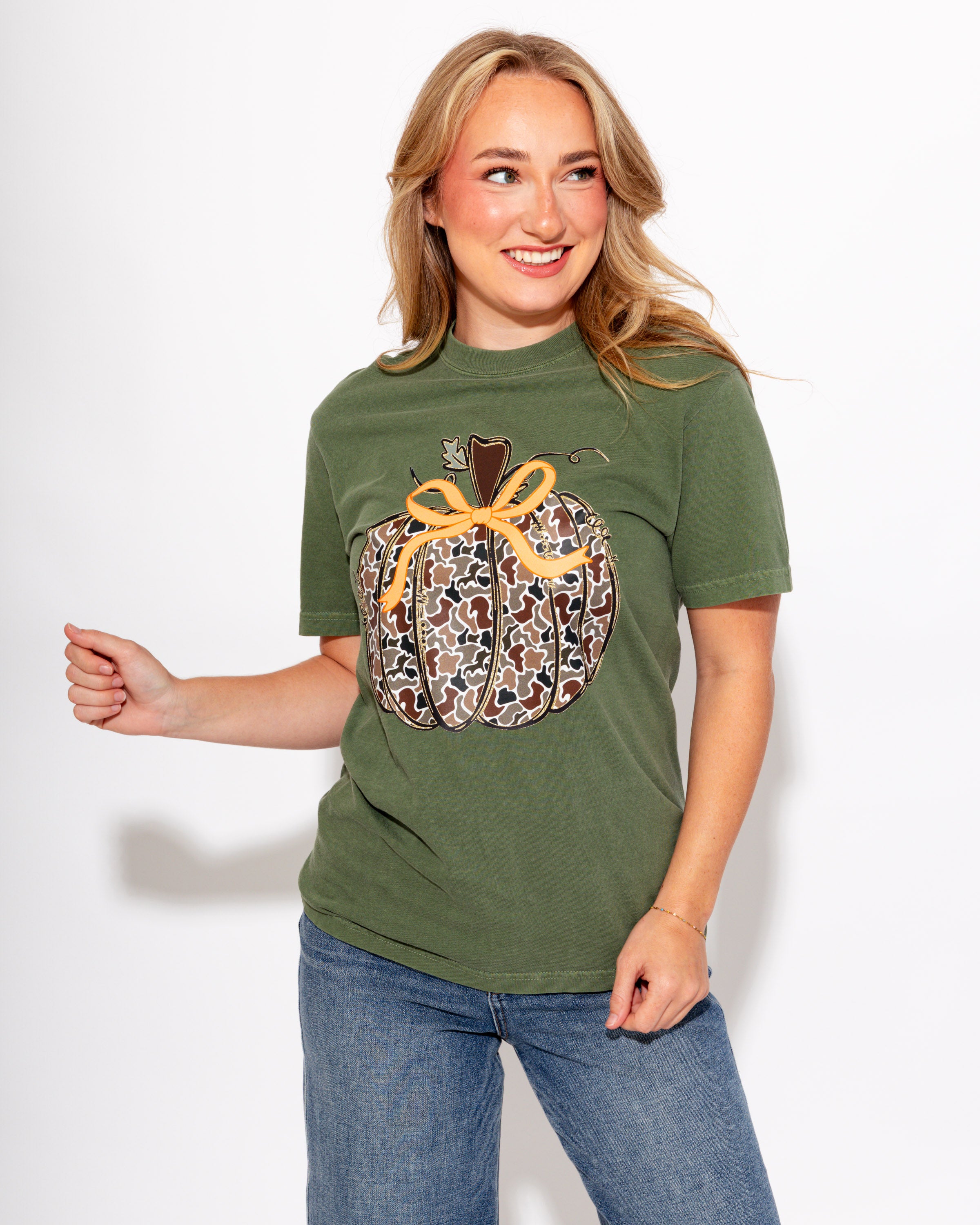 Camo Pumpkin Tee