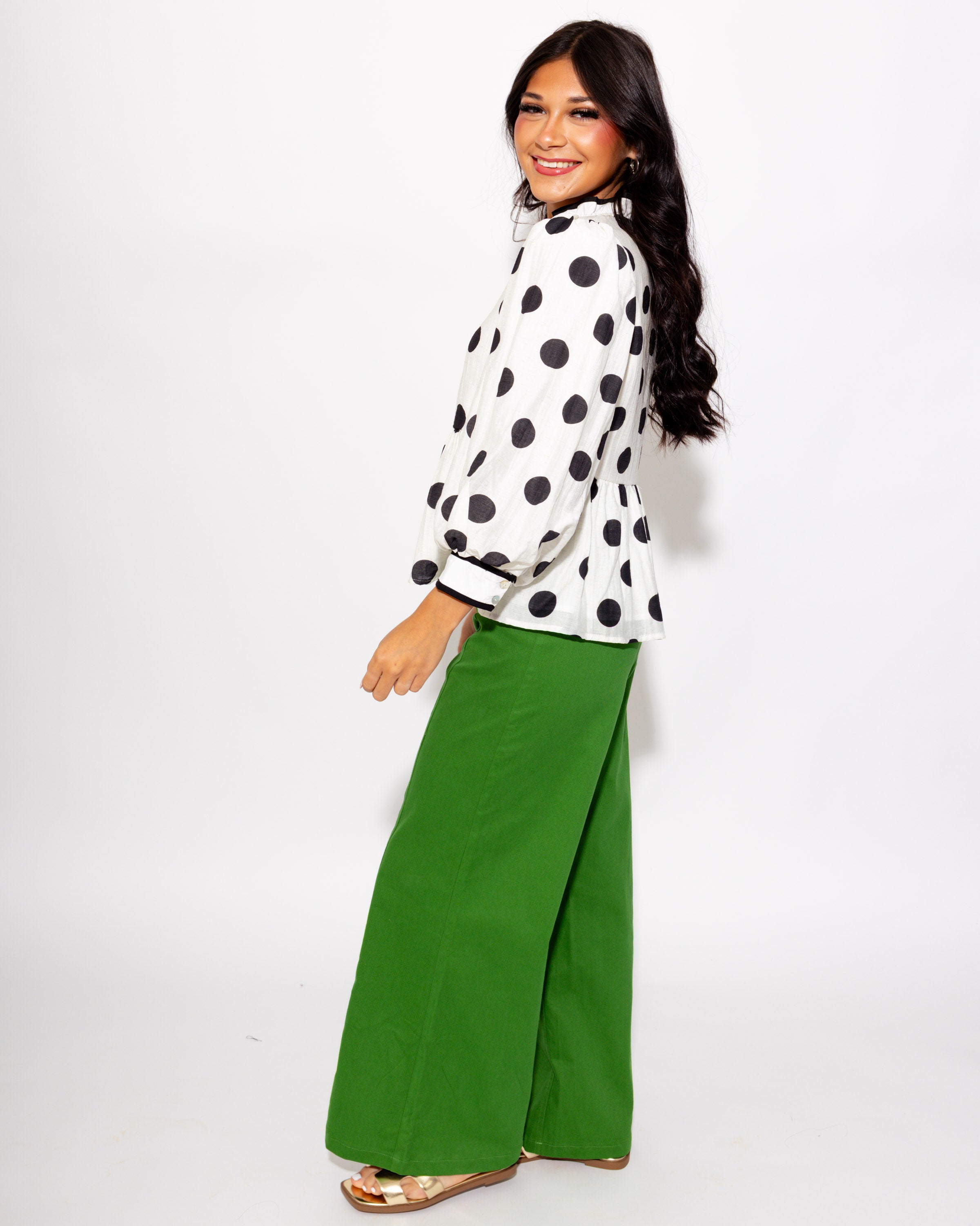 Modern High-Rise Wide-Leg Pants