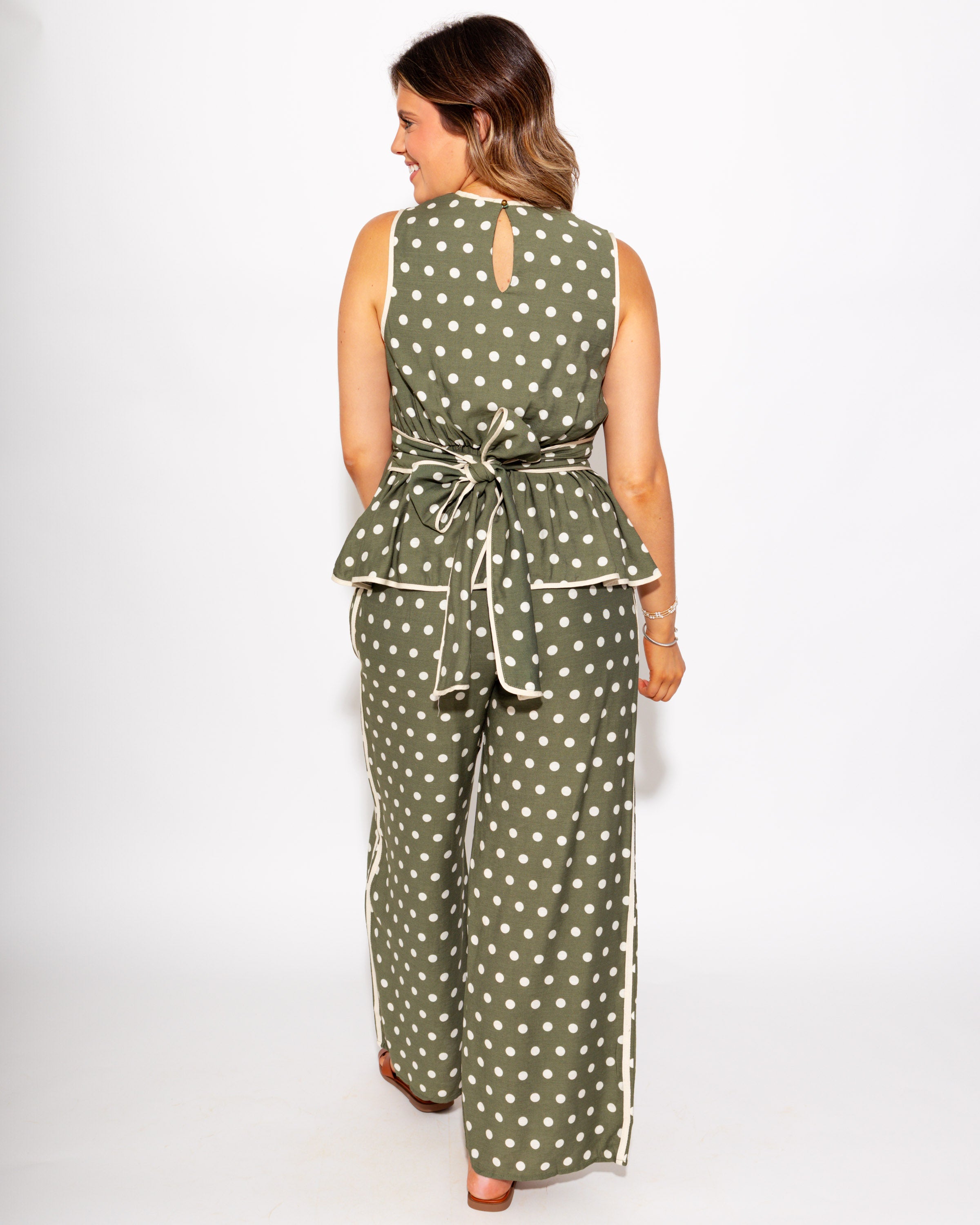 Sweet Spot Polka Dot Top & Pants Set