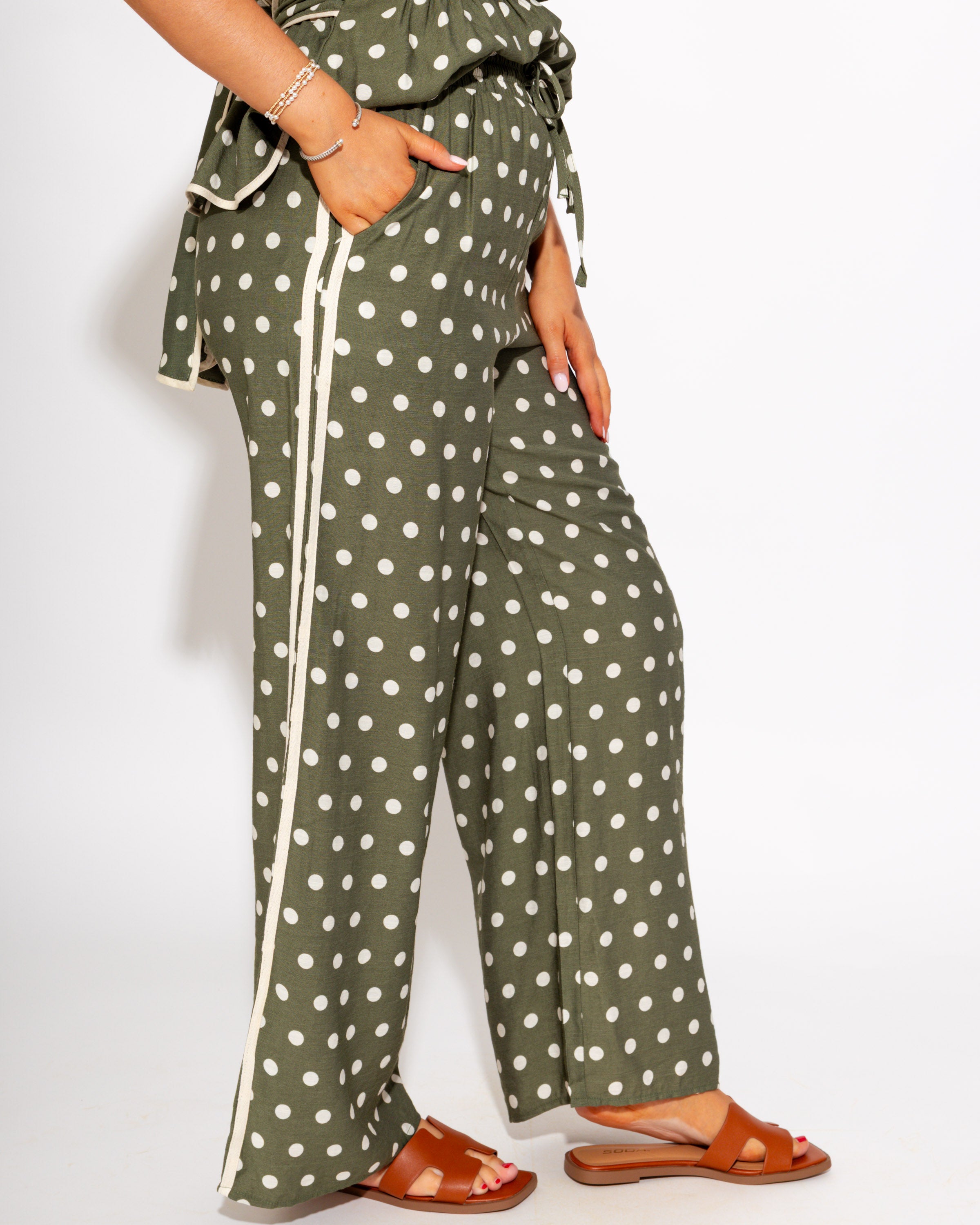 Sweet Spot Polka Dot Top & Pants Set