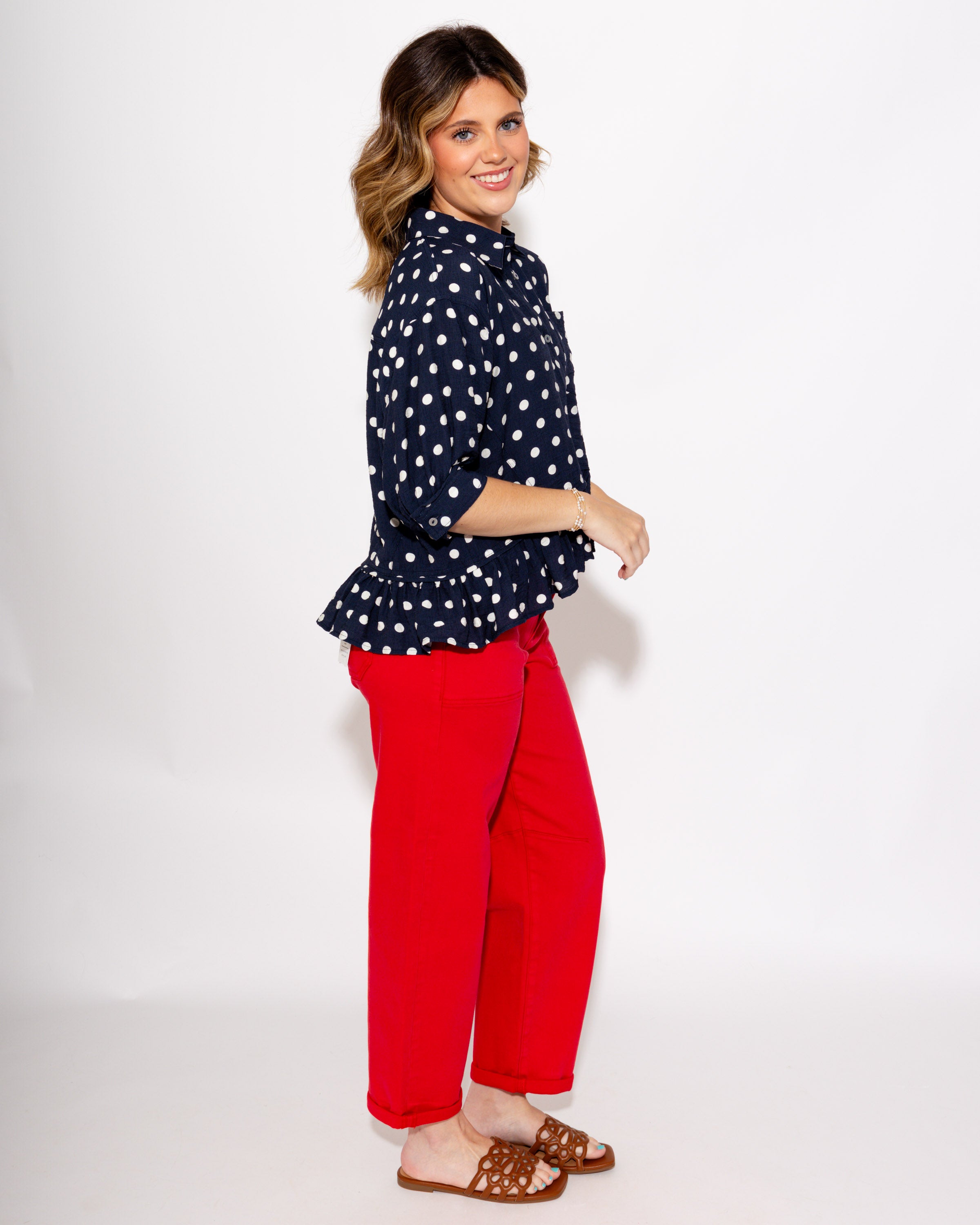 Easy Days Polka Dot Top