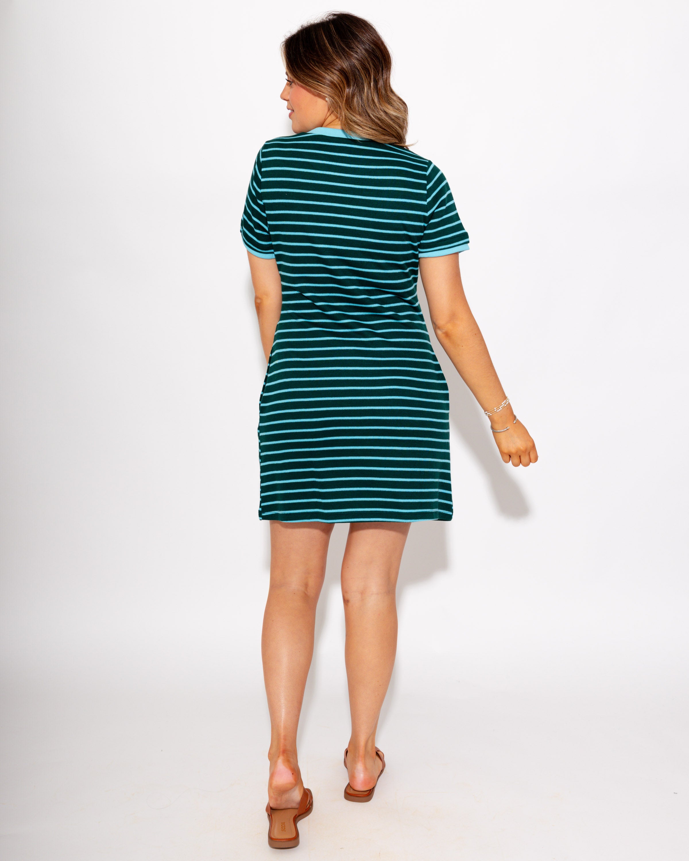 Color Pop Stripe Mini Dress