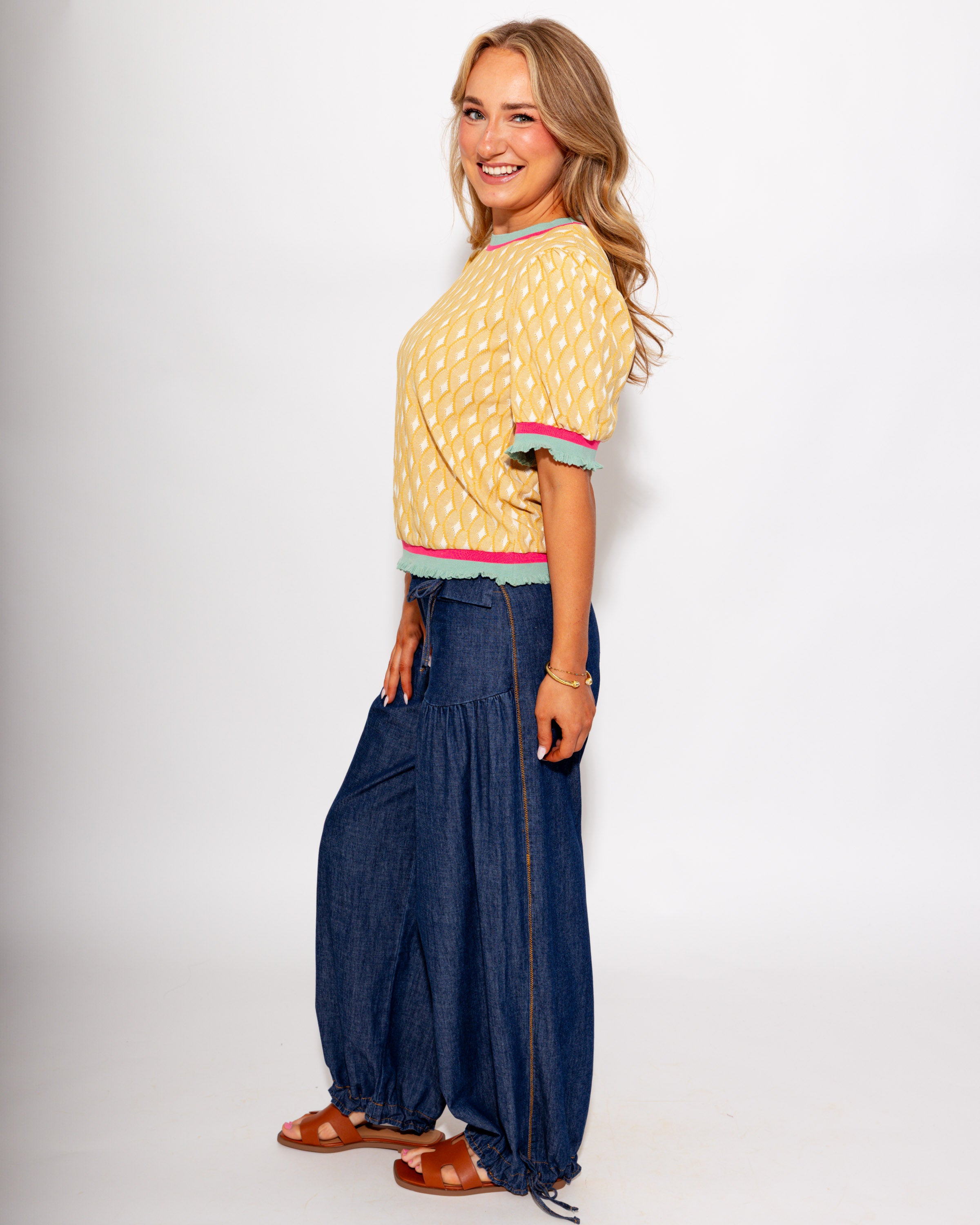 The Playful Pattern Knit Top