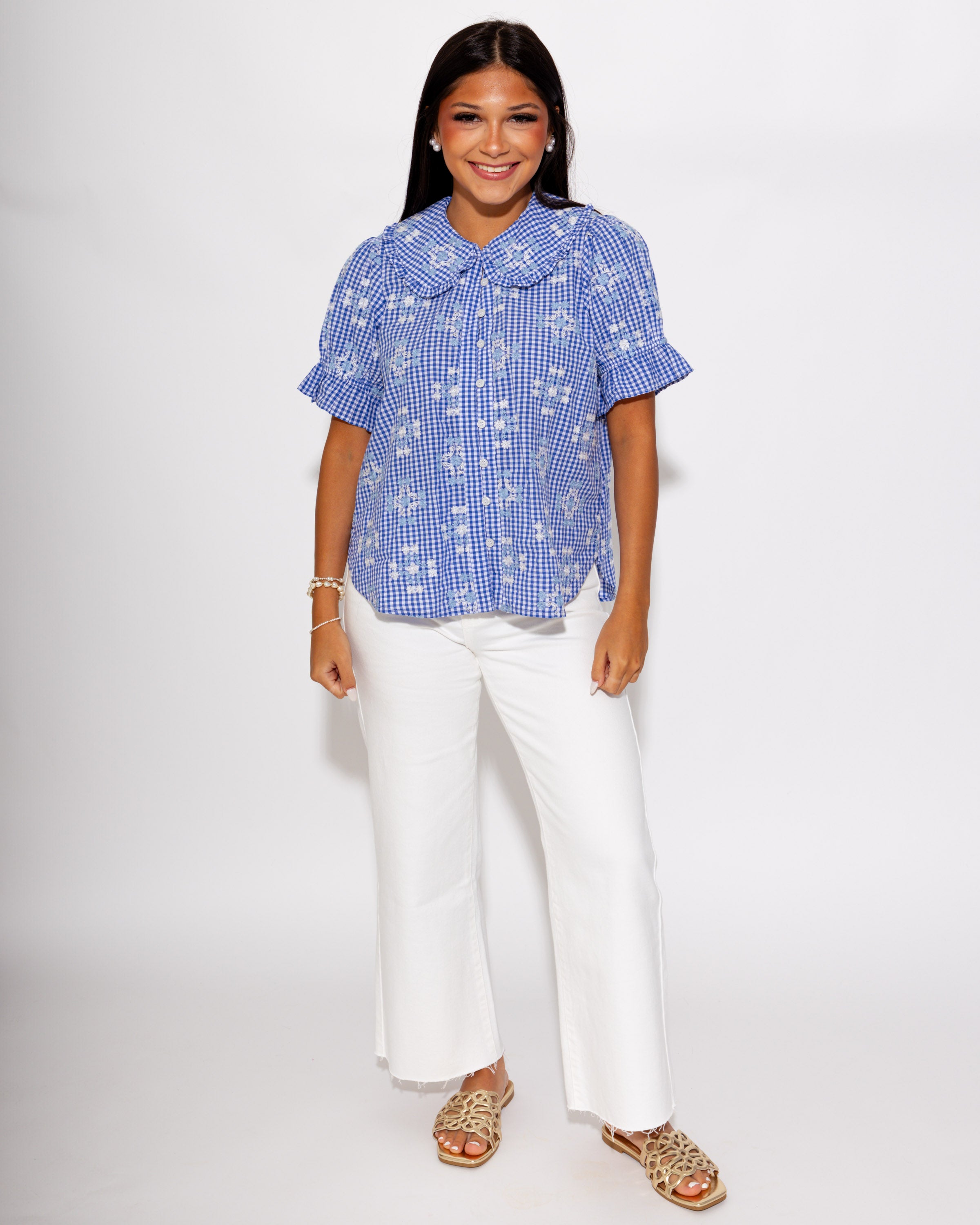 Ivy Jane | Ditsy Poet Top