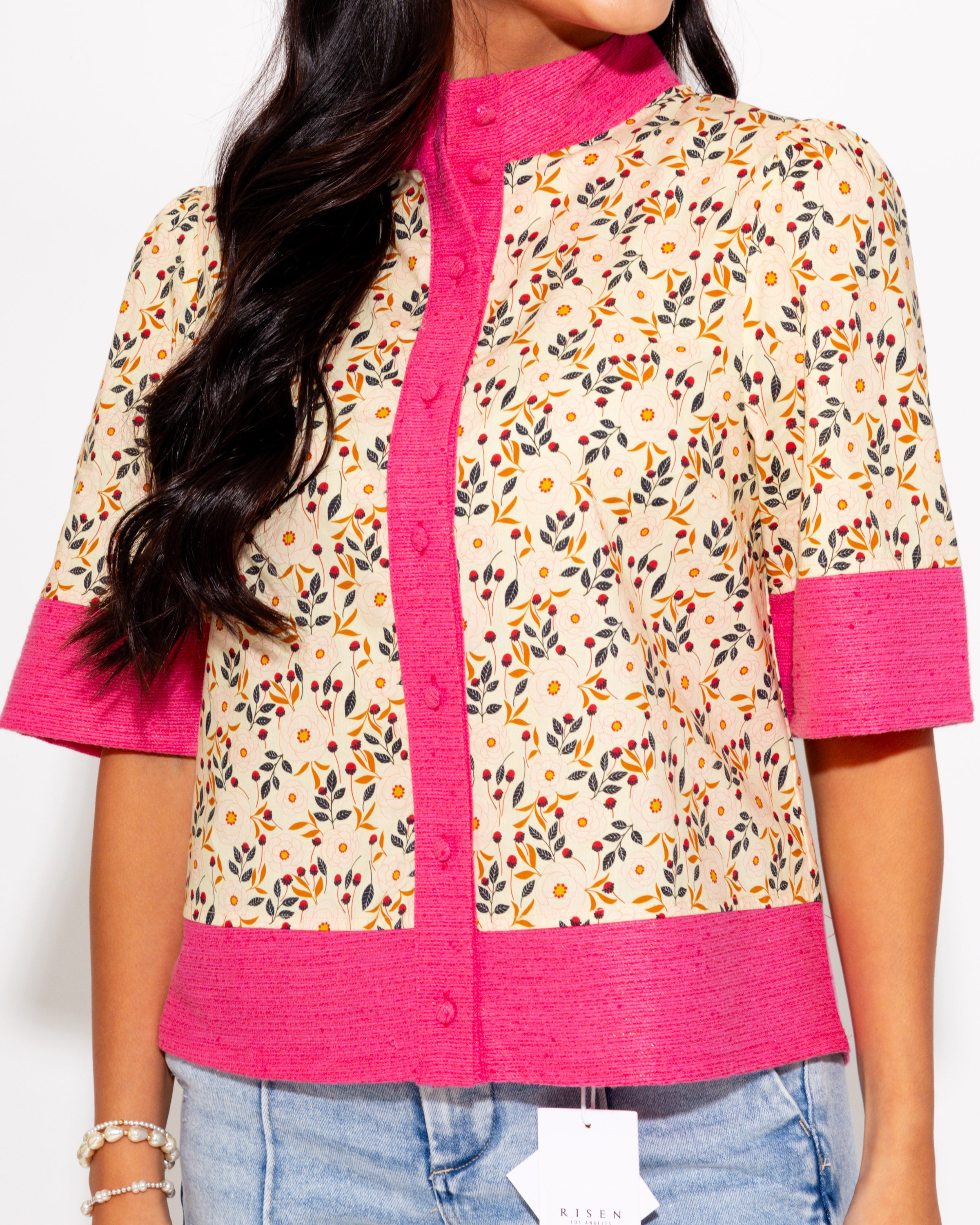Color Pop Floral Top