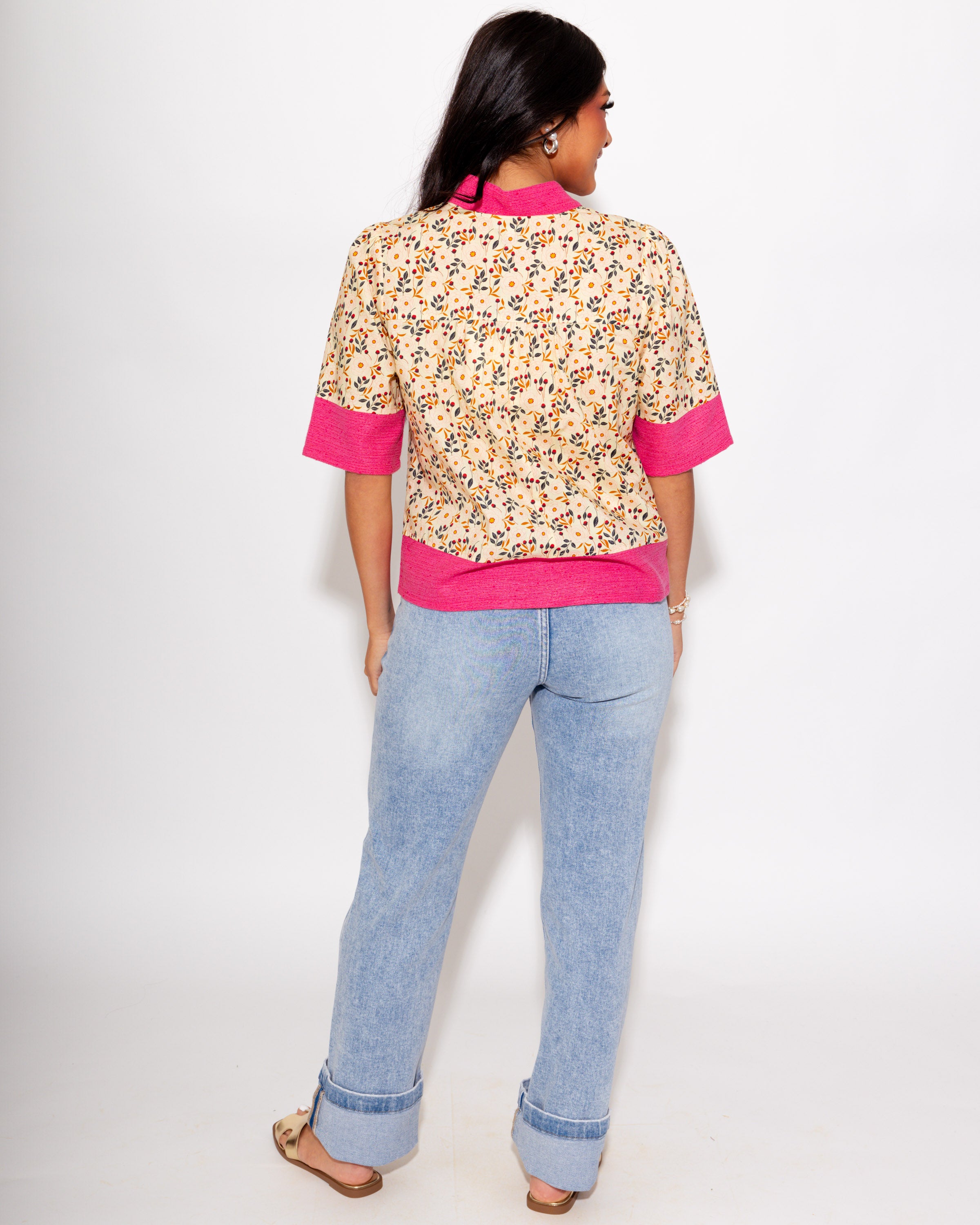 Color Pop Floral Top
