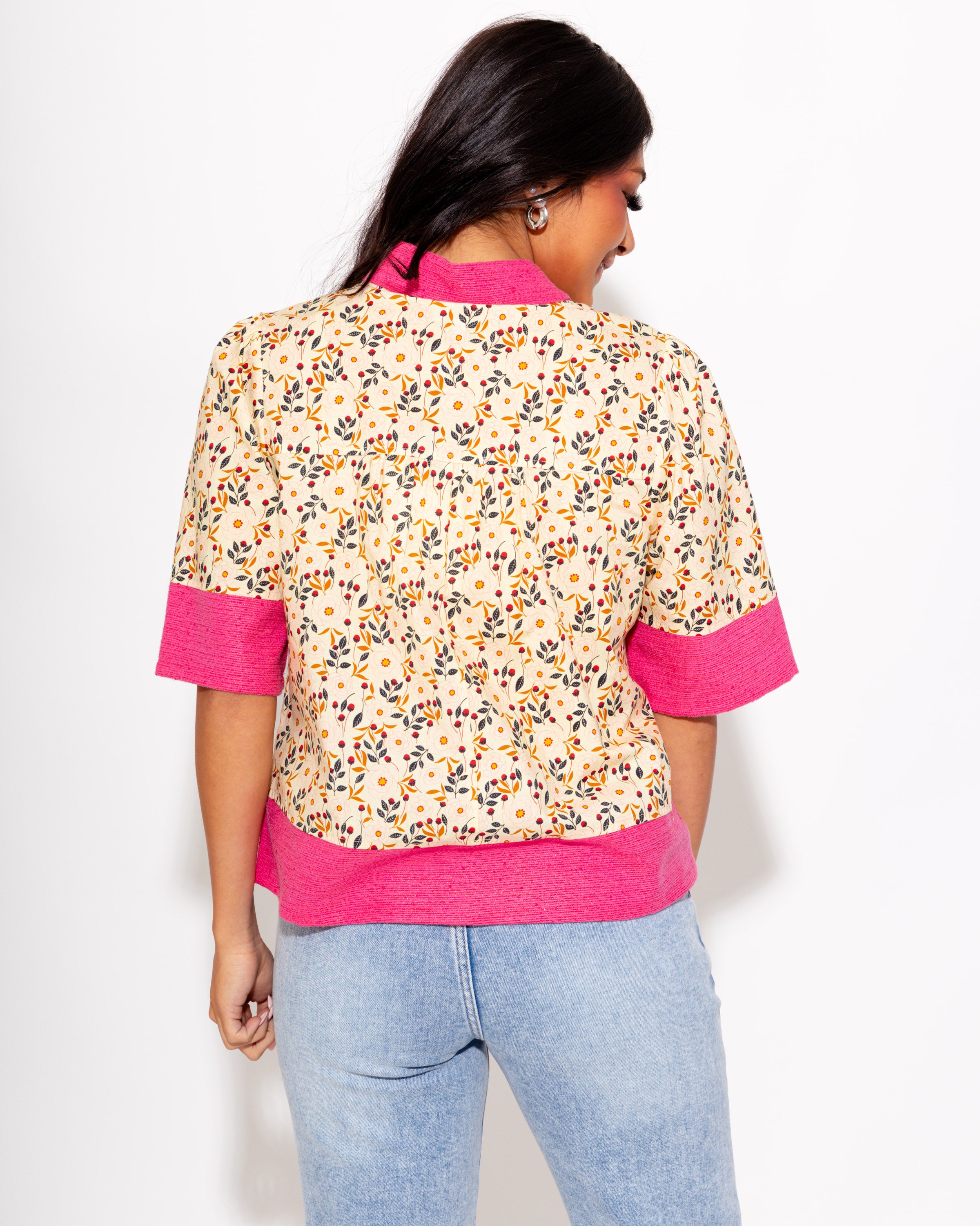 Color Pop Floral Top