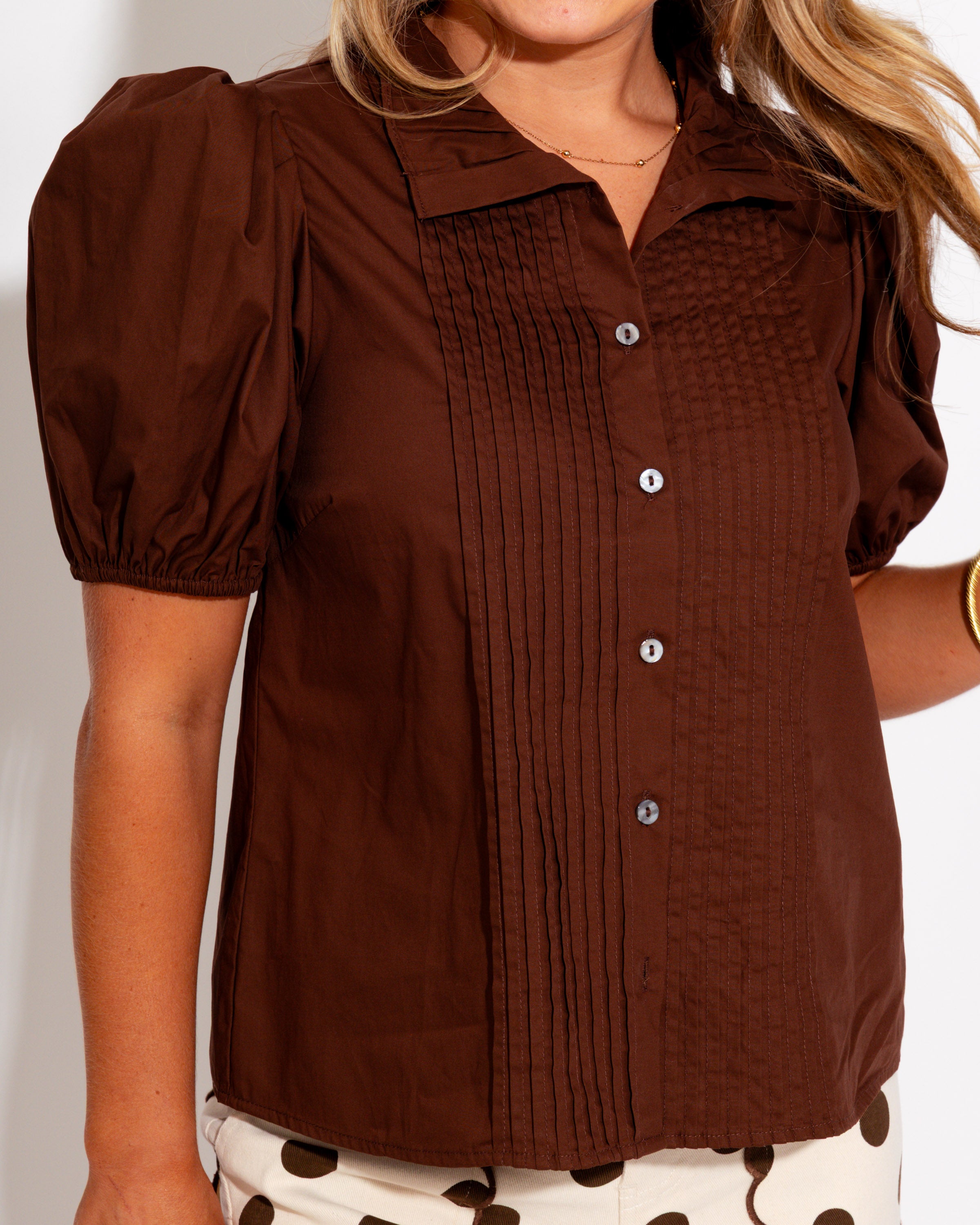 Pretty in Pintuck Top