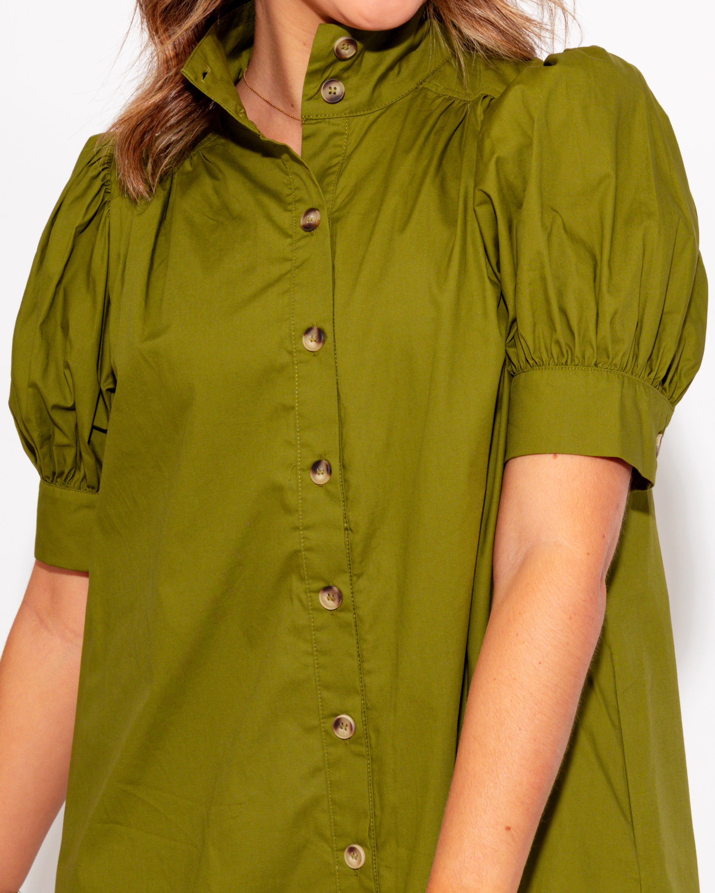 Everyday Button Down Mini Dress