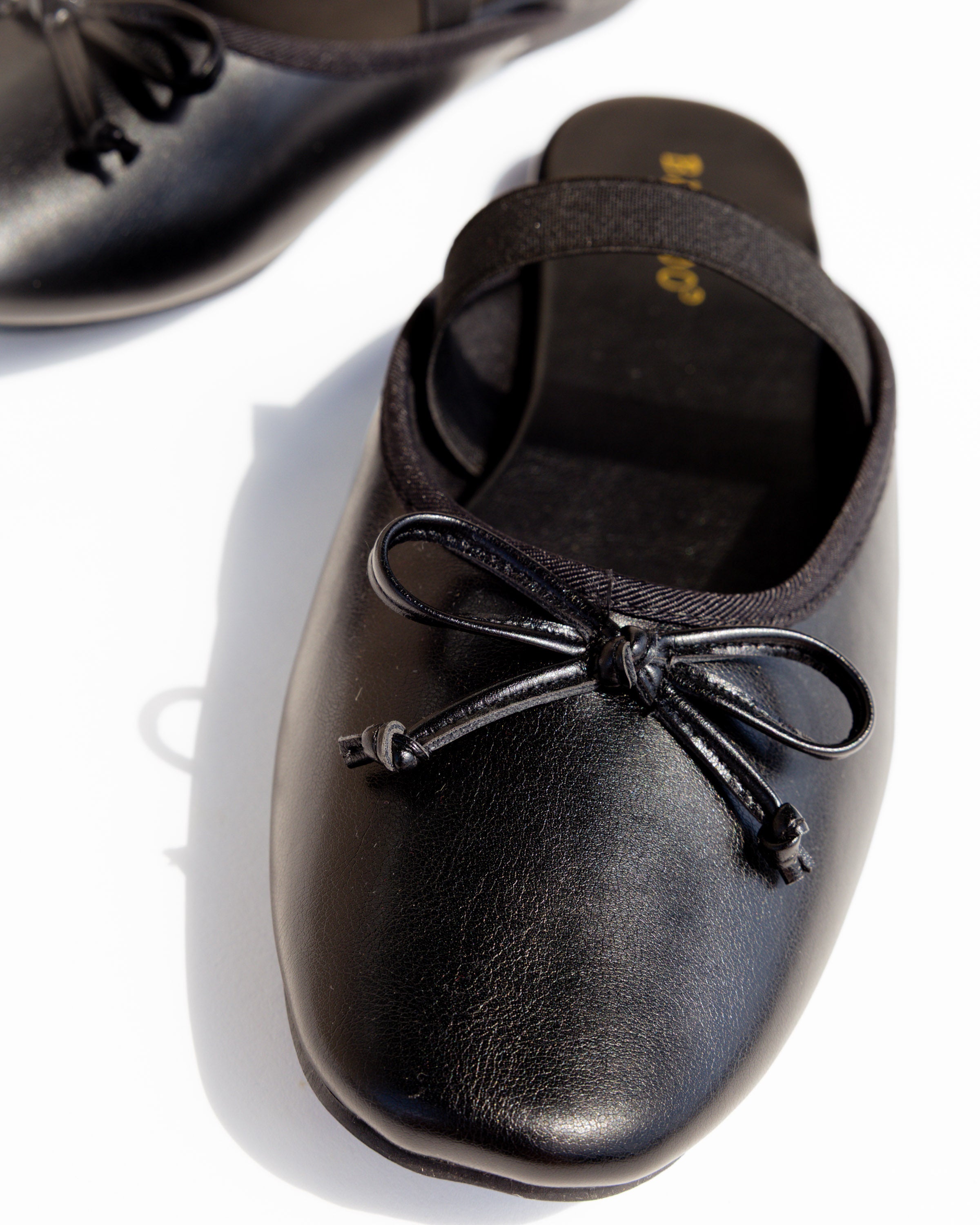 The Ballet Belle Mule in Black