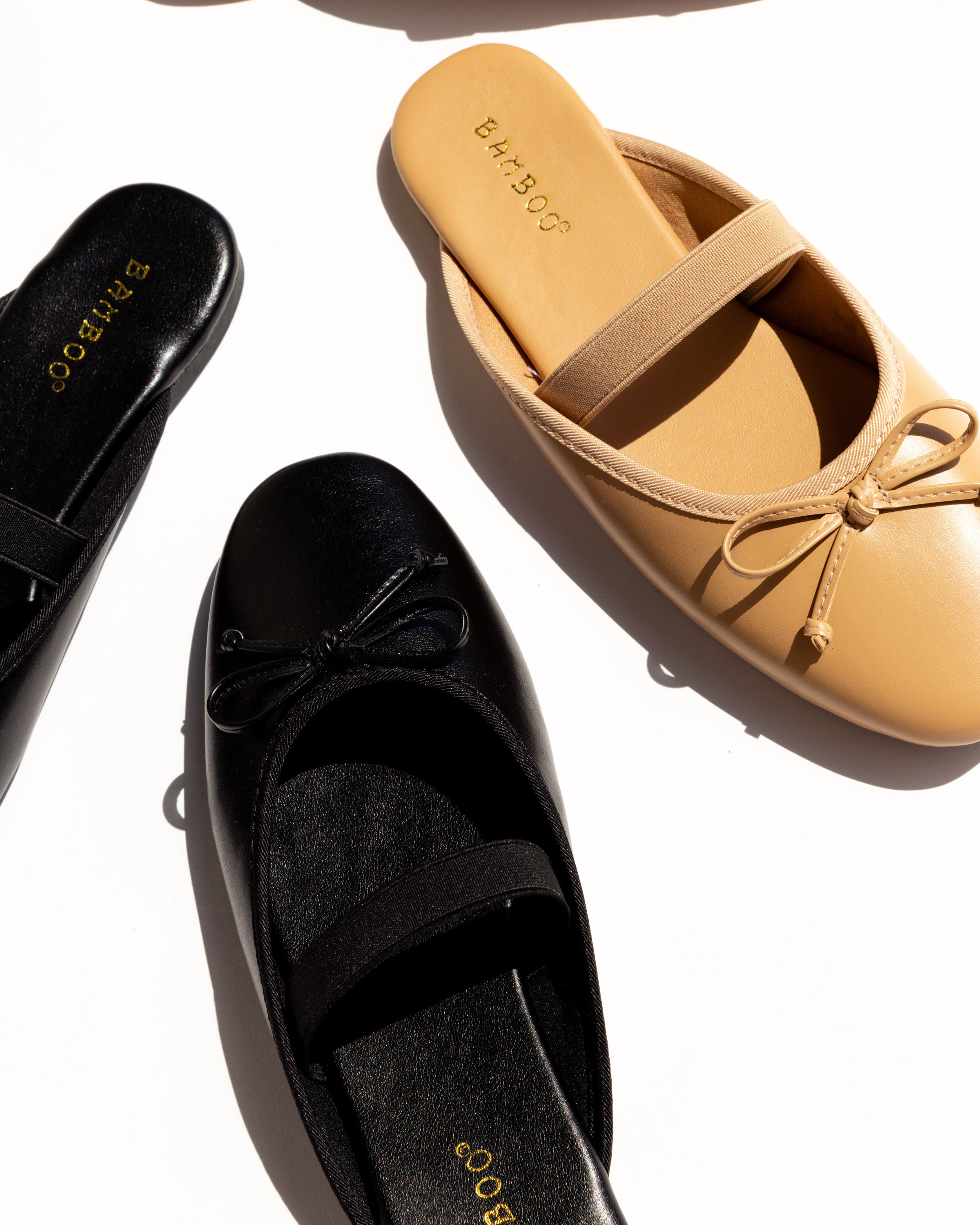 The Ballet Belle Mule in Black