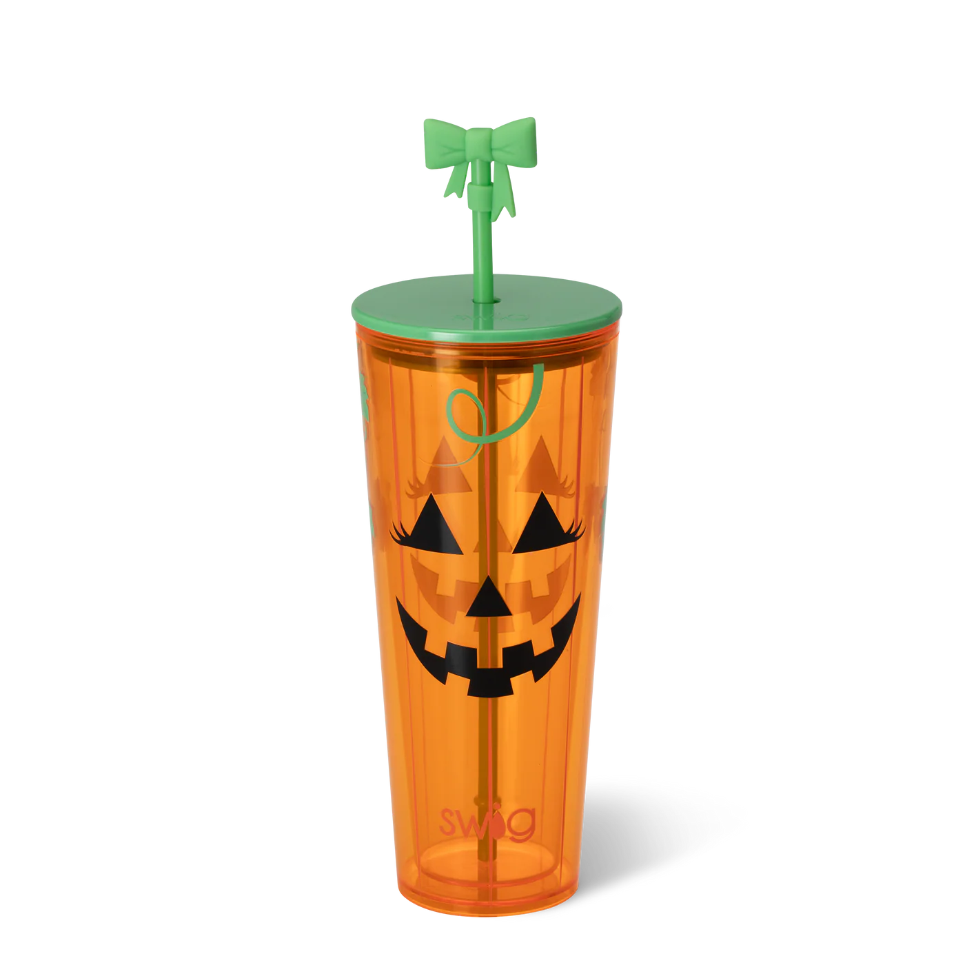 Boo Crew Pumpkin Plastic Tumbler (24oz)