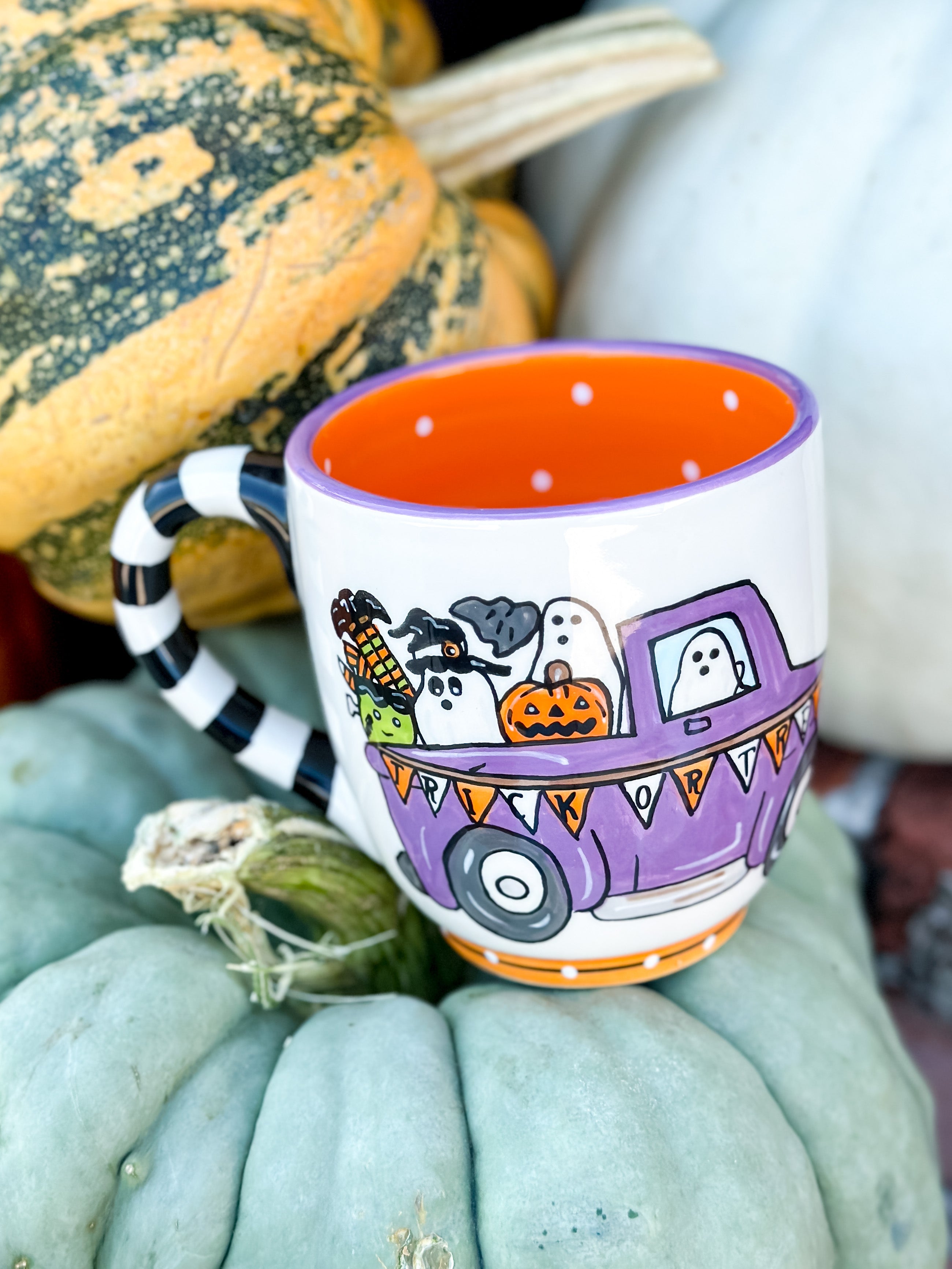 Happy Halloween Truck Mug
