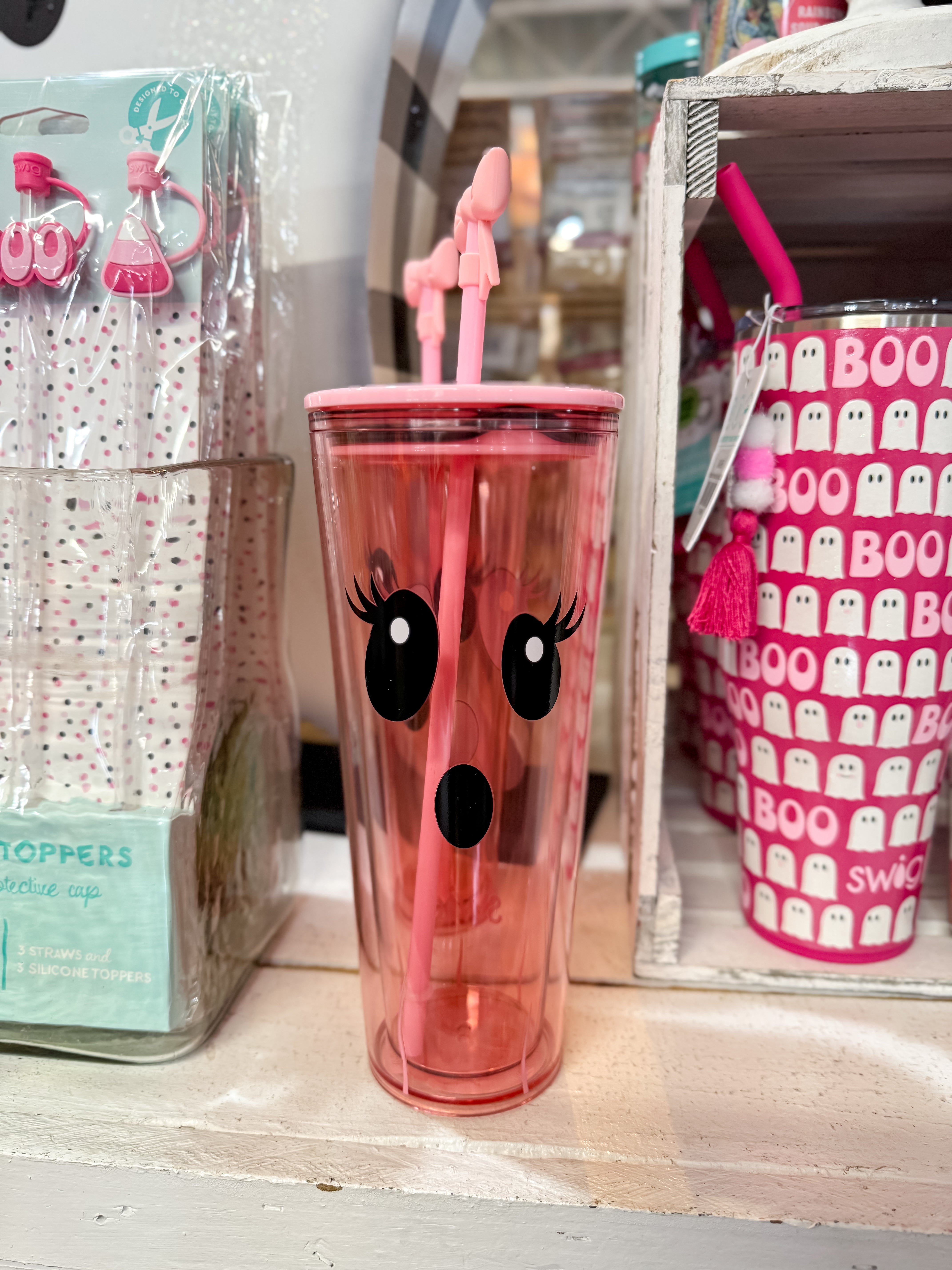 Boo Crew Ghost Plastic Tumbler (24oz)