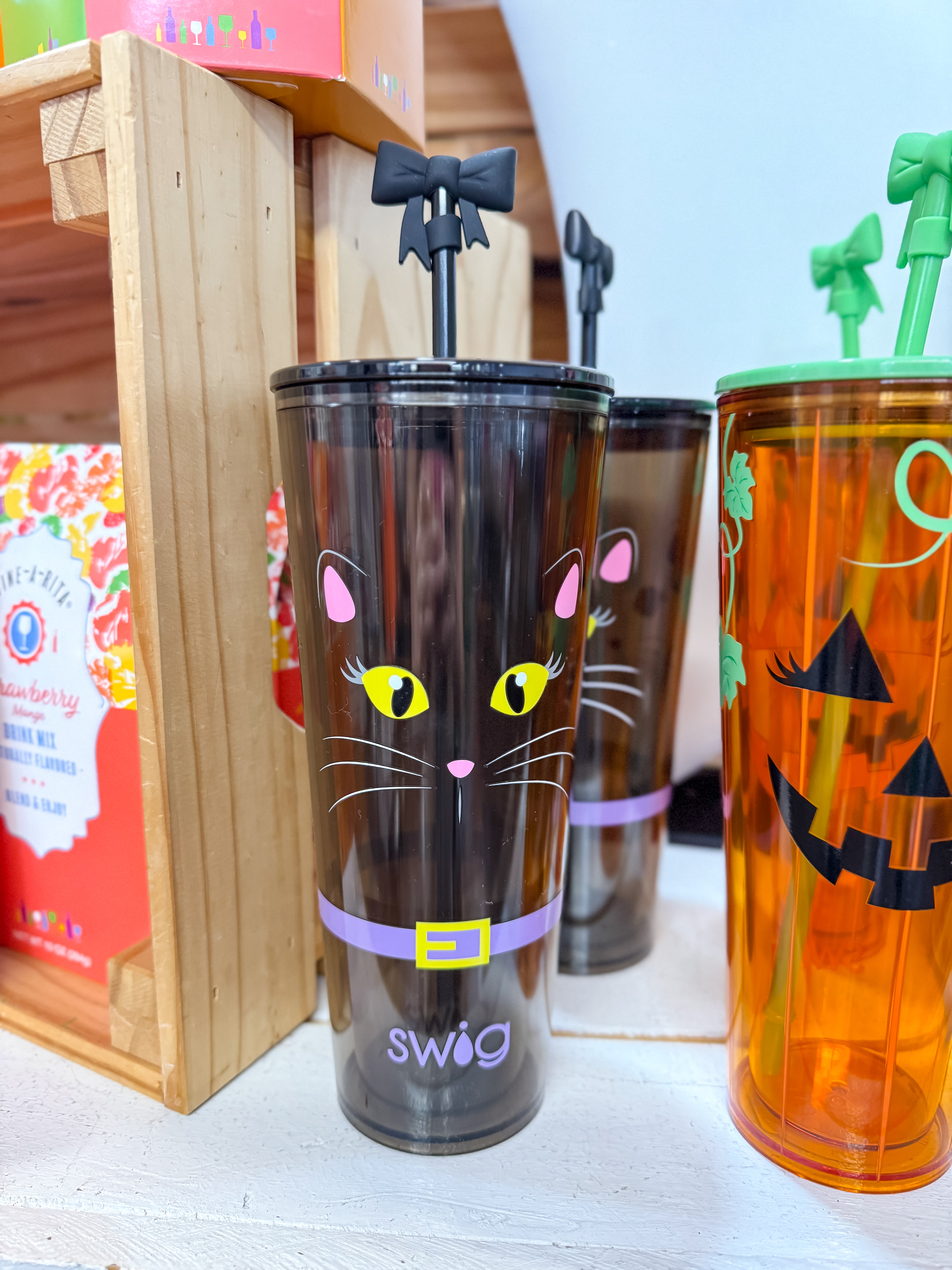 Boo Crew Cat Plastic Tumbler (24oz)