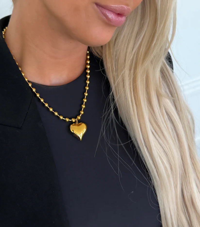 Bubble Heart Necklace