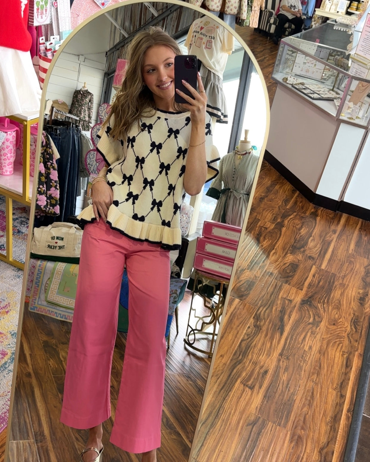 Sweet & Chic Bow Detail Top